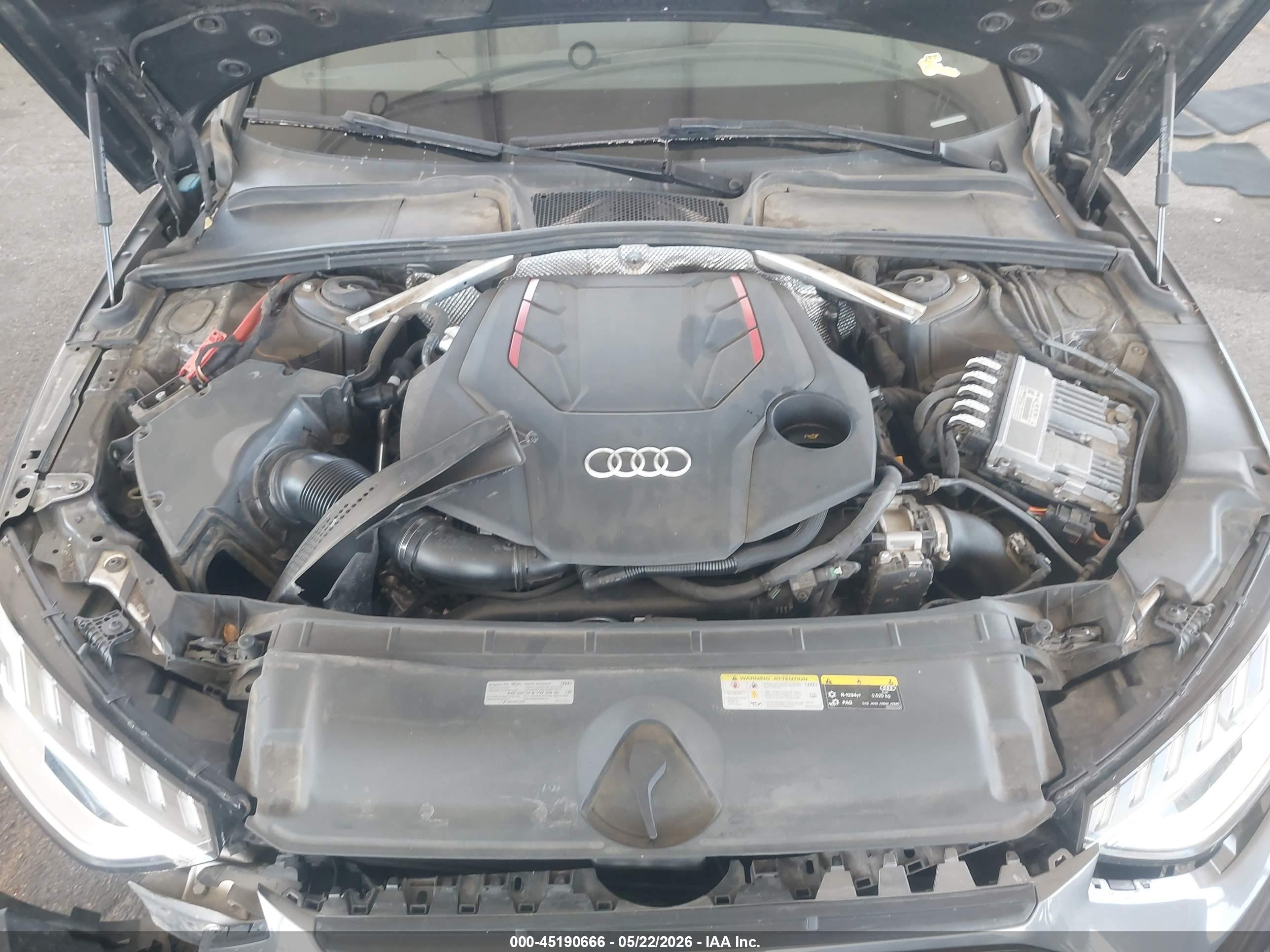 2021 Audi S4 Premium Plus Tfsi Quattro Tiptronic Gray vin: WAUB4AF45MA065842