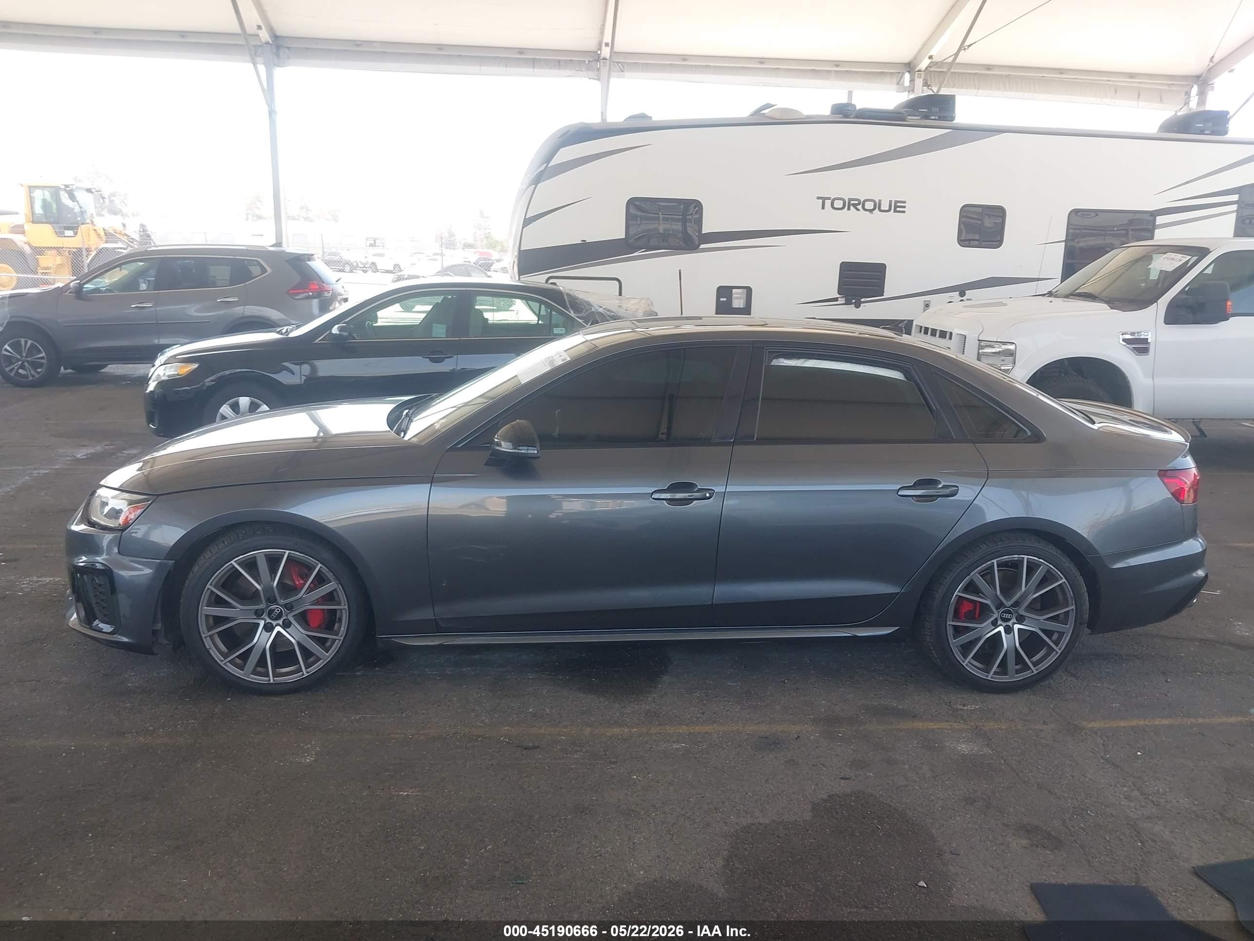 2021 Audi S4 Premium Plus Tfsi Quattro Tiptronic Gray vin: WAUB4AF45MA065842