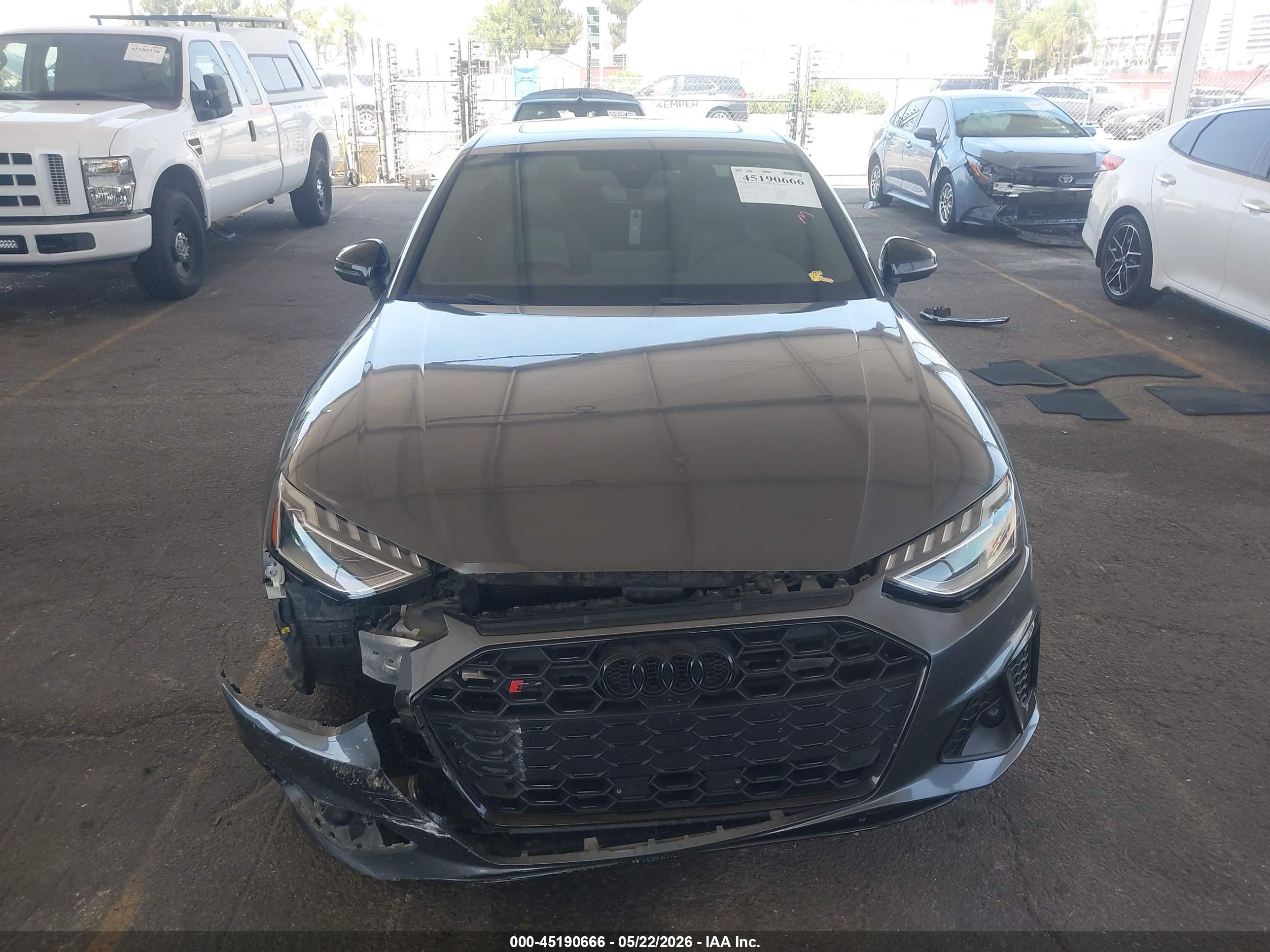 2021 Audi S4 Premium Plus Tfsi Quattro Tiptronic Gray vin: WAUB4AF45MA065842