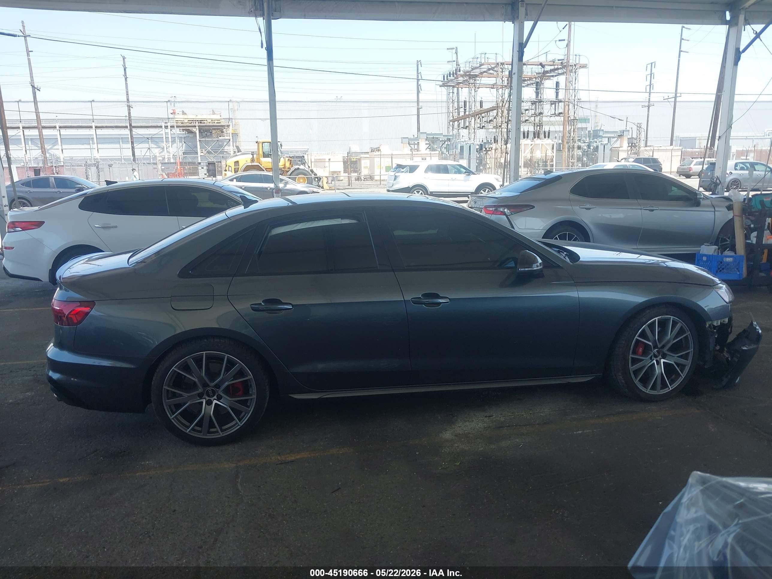 2021 Audi S4 Premium Plus Tfsi Quattro Tiptronic Gray vin: WAUB4AF45MA065842