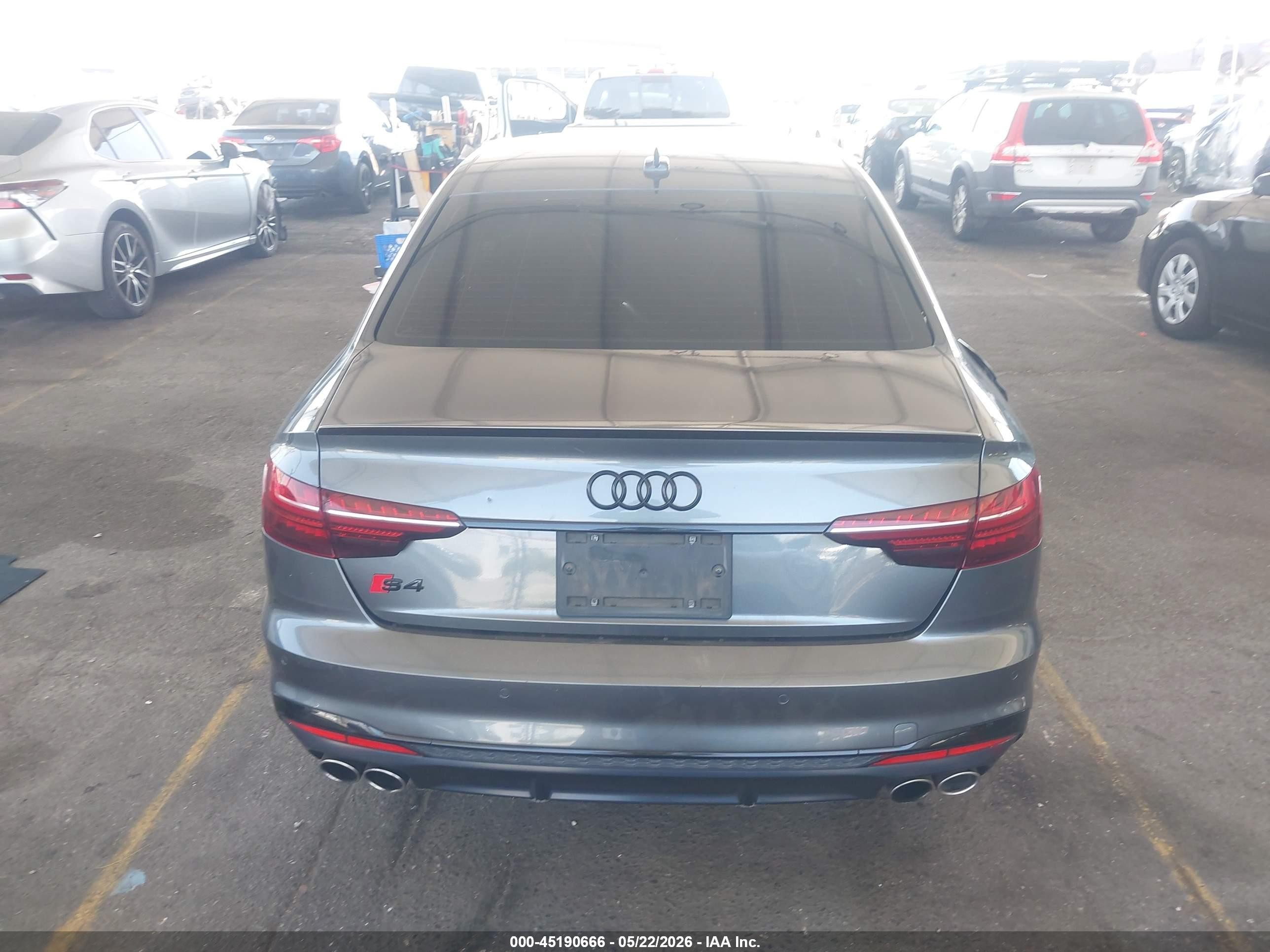 2021 Audi S4 Premium Plus Tfsi Quattro Tiptronic Gray vin: WAUB4AF45MA065842