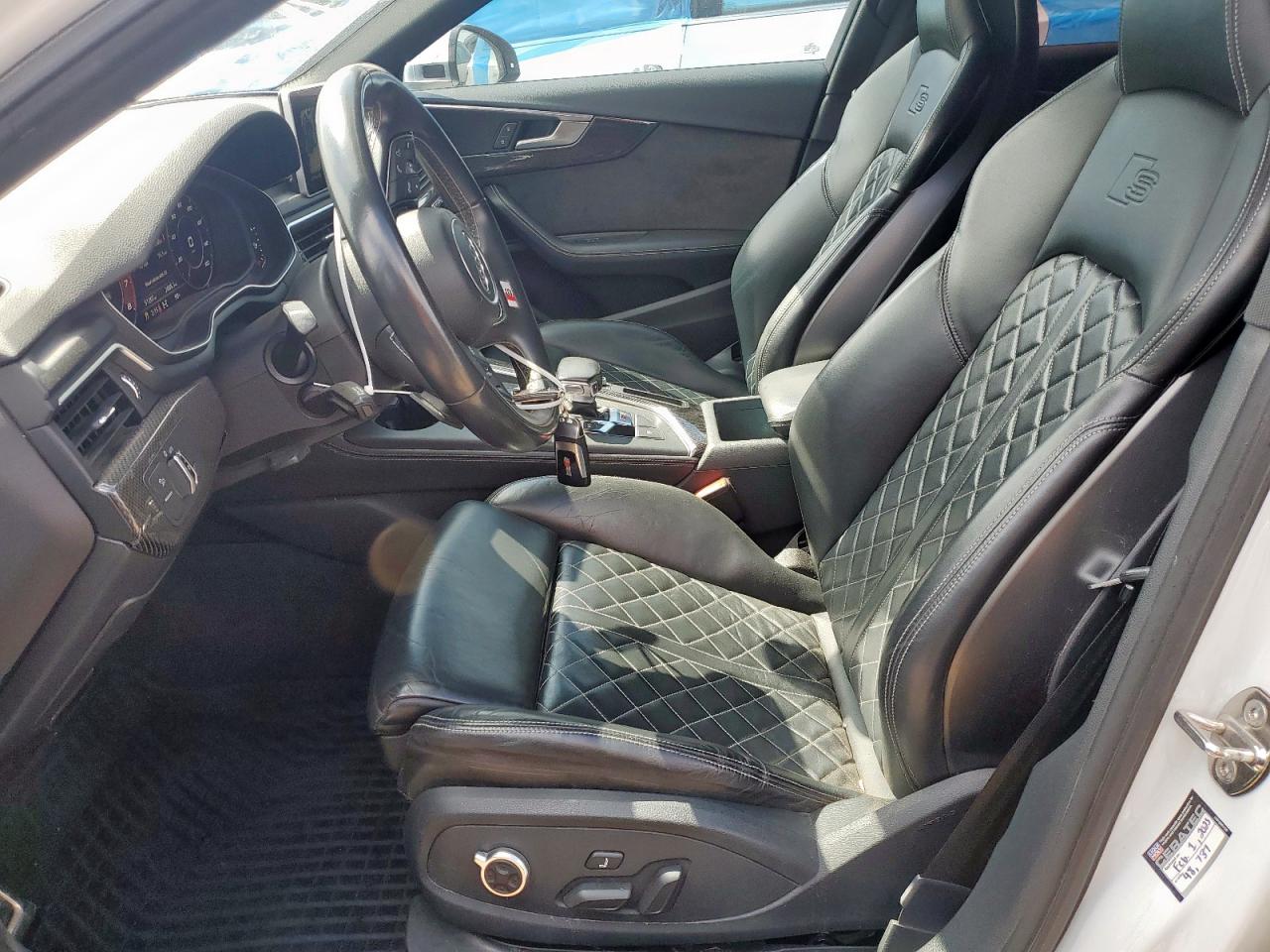 2018 Audi S4 Premium Plus White vin: WAUB4AF46JA080555