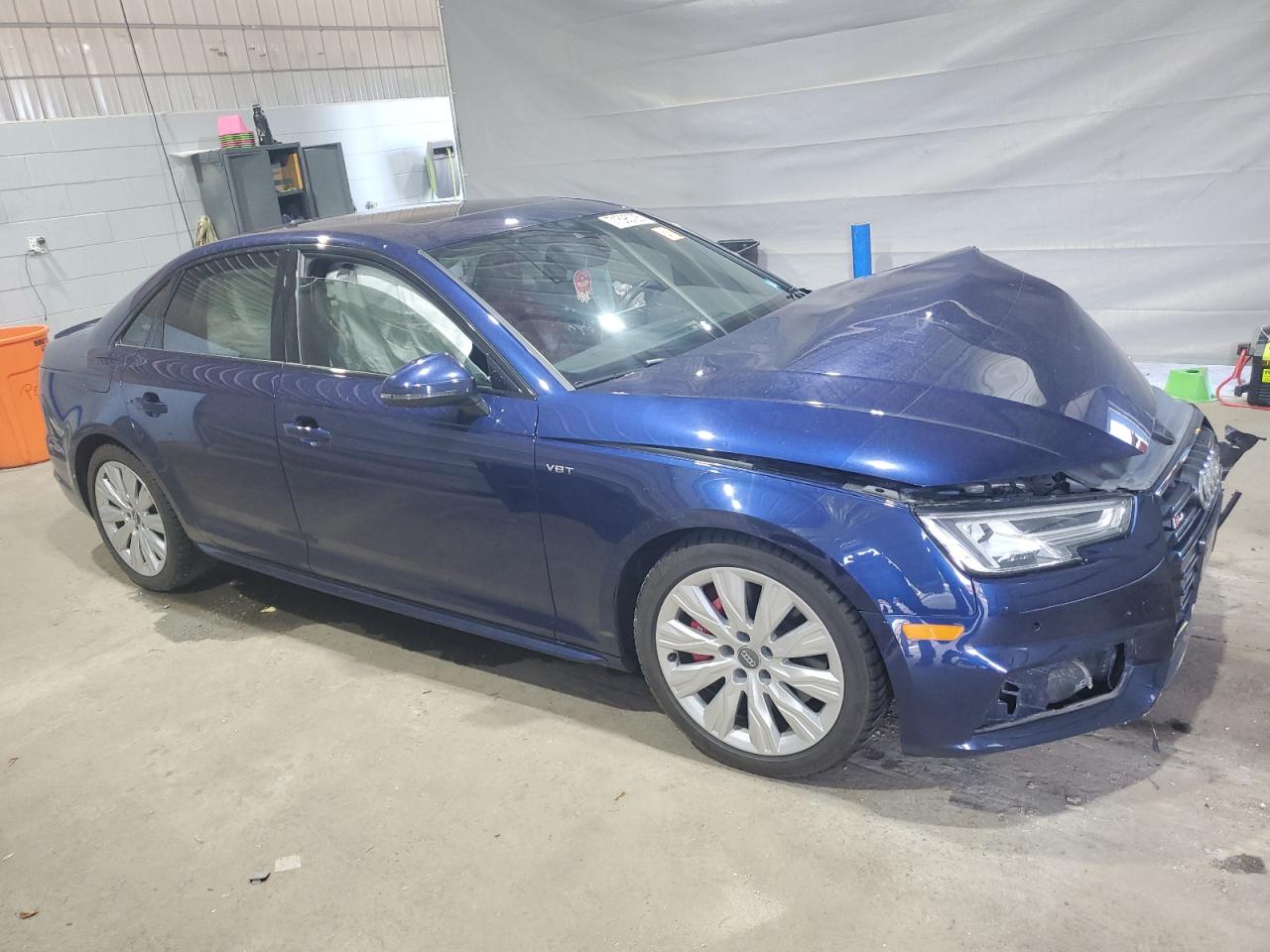 2018 Audi S4 Premium Plus Blue vin: WAUB4AF48JA099463