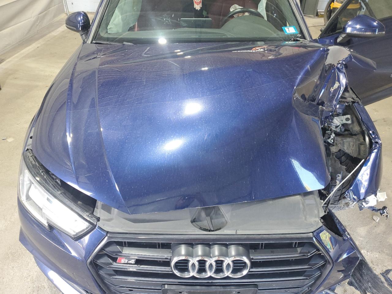 2018 Audi S4 Premium Plus Blue vin: WAUB4AF48JA099463