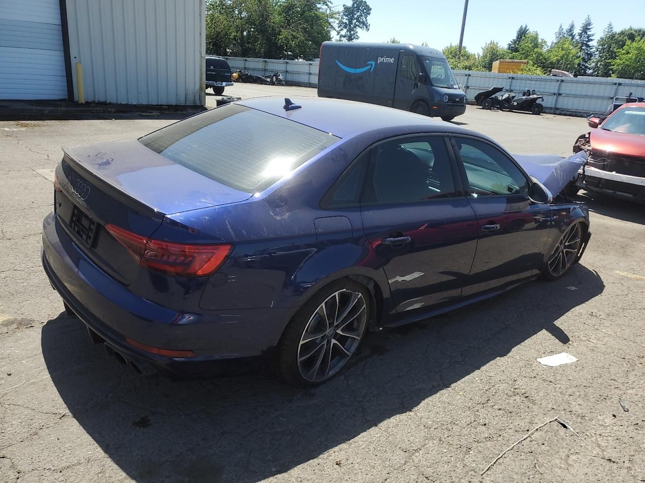2018 Audi S4 Premium Plus Blue vin: WAUB4AF4XJA002571