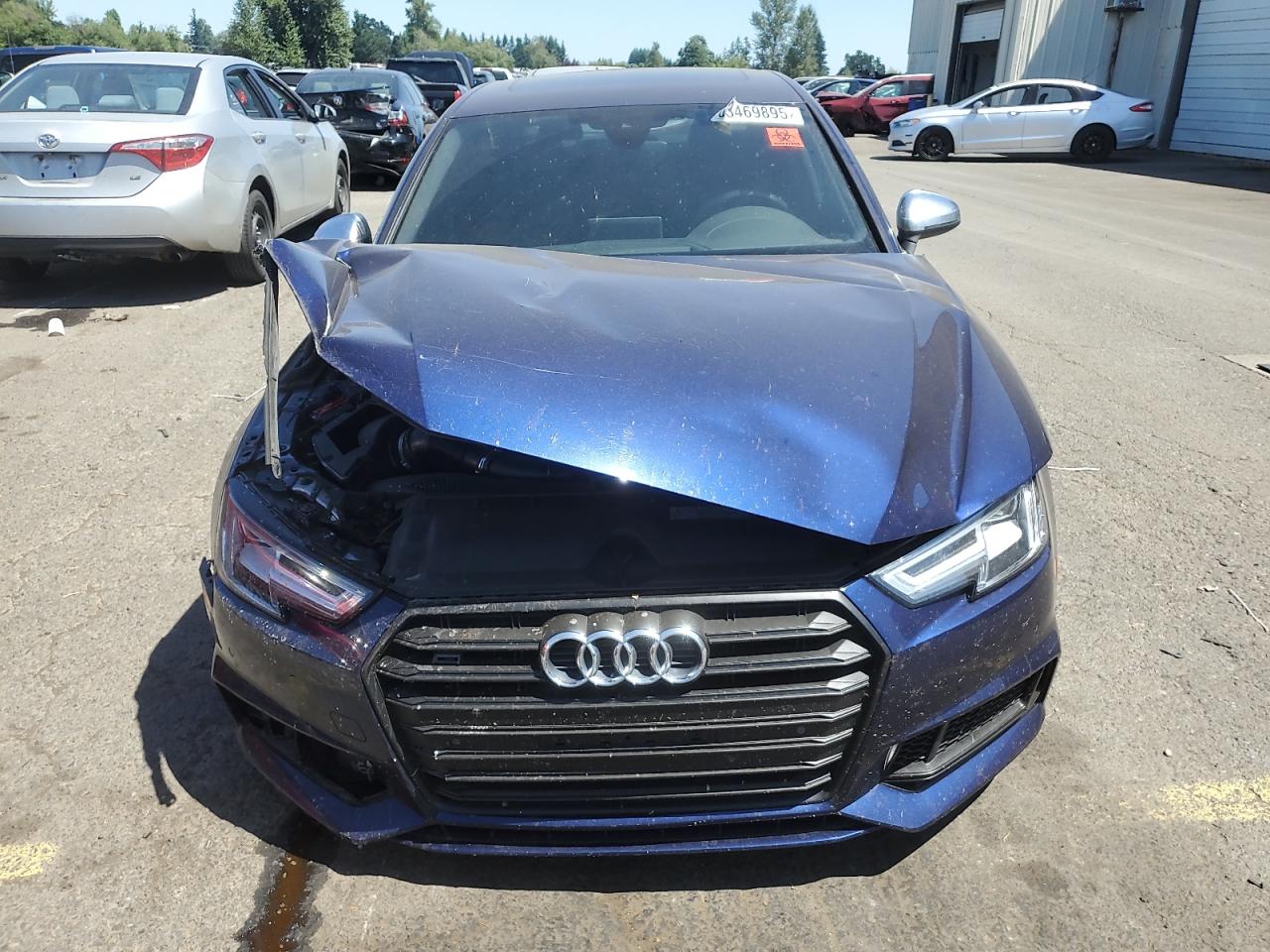 2018 Audi S4 Premium Plus Blue vin: WAUB4AF4XJA002571
