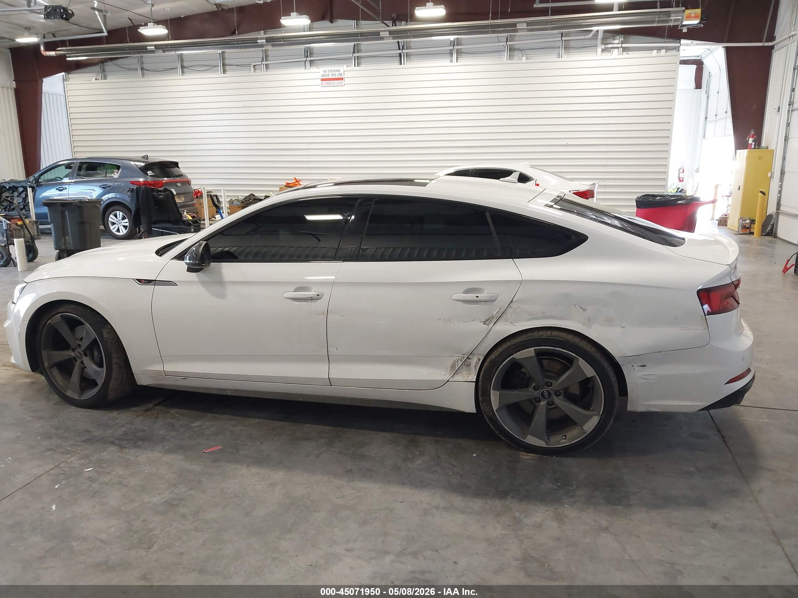 2019 Audi S5 3.0t Premium White vin: WAUB4CF51KA000469