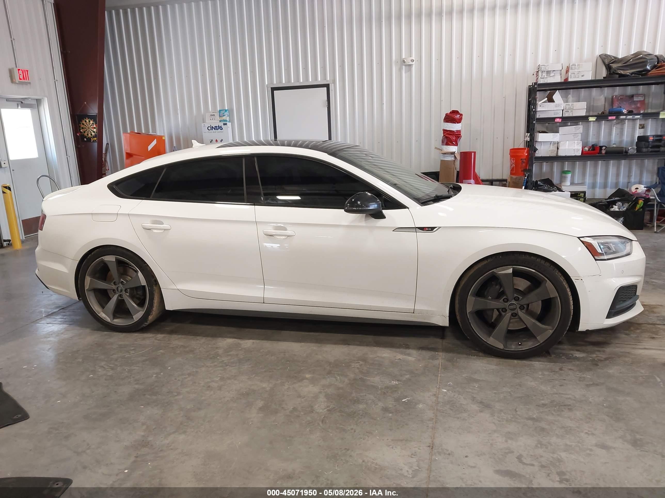 2019 Audi S5 3.0t Premium White vin: WAUB4CF51KA000469