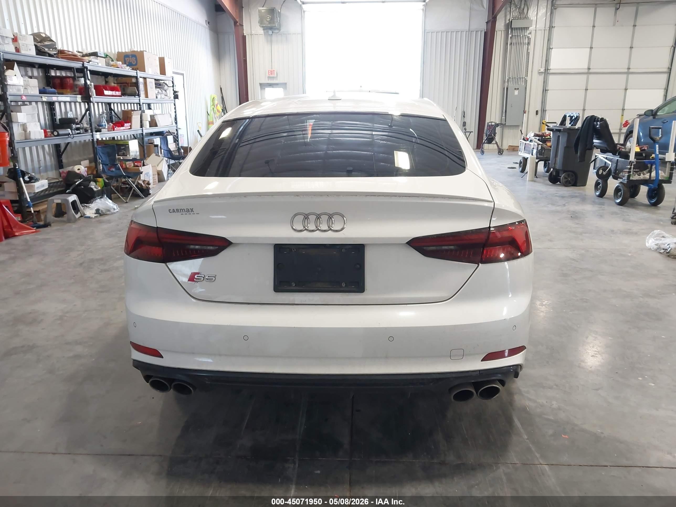 2019 Audi S5 3.0t Premium White vin: WAUB4CF51KA000469