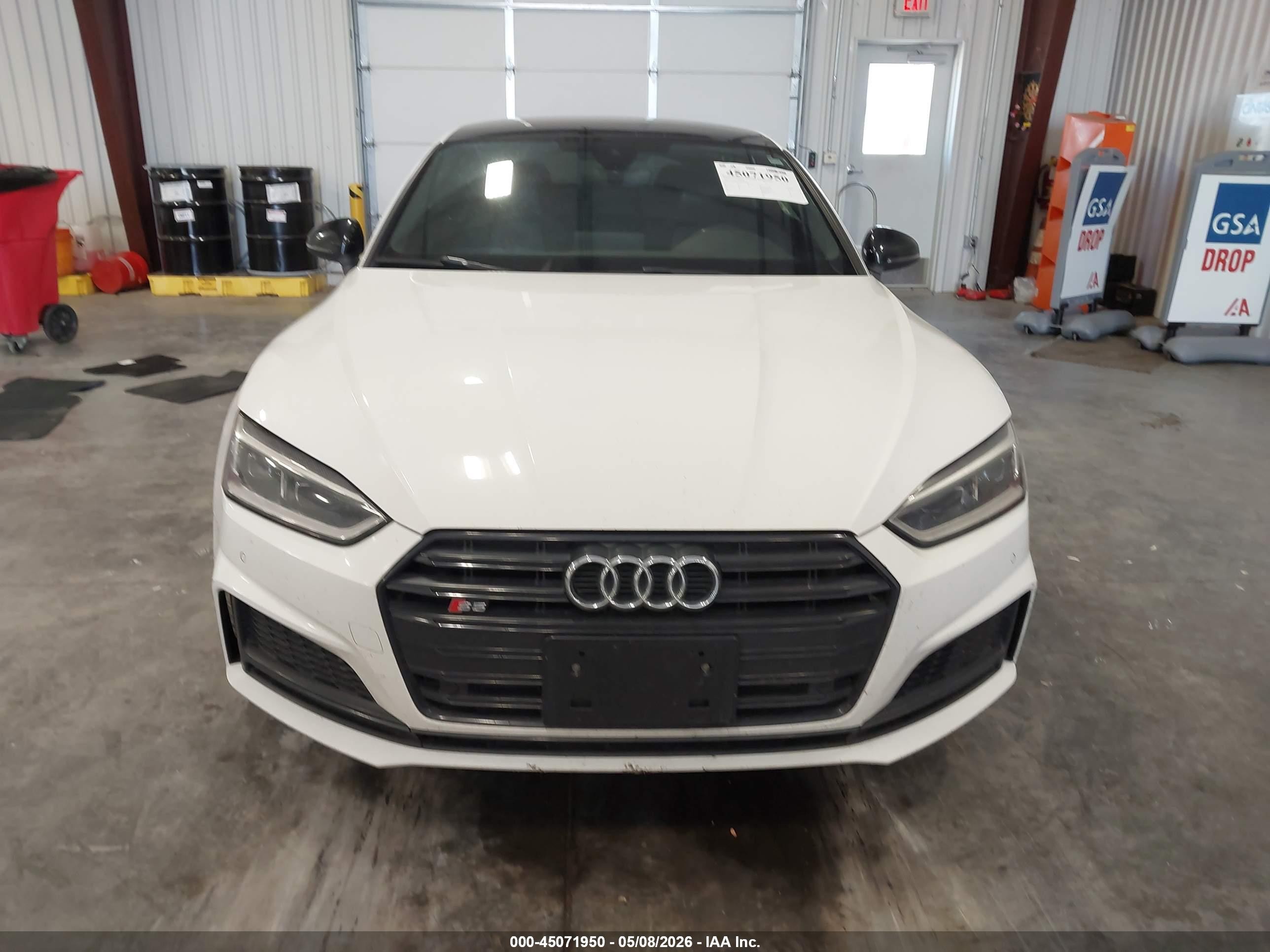 2019 Audi S5 3.0t Premium White vin: WAUB4CF51KA000469