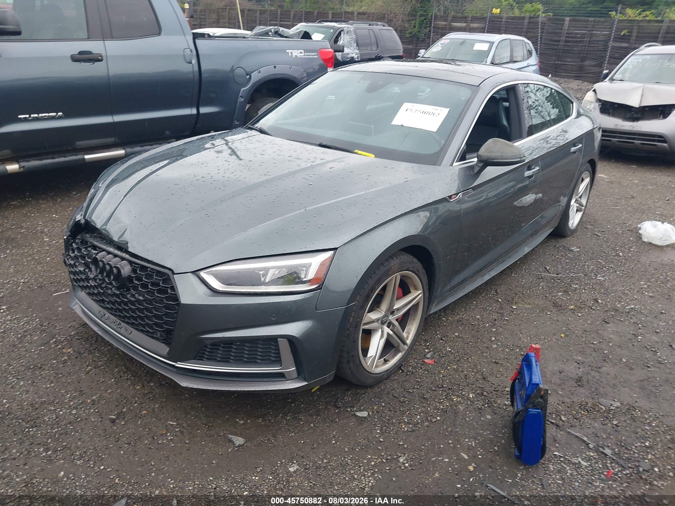 2018 Audi S5 3.0t Premium Plus Gray vin: WAUB4CF56JA088918