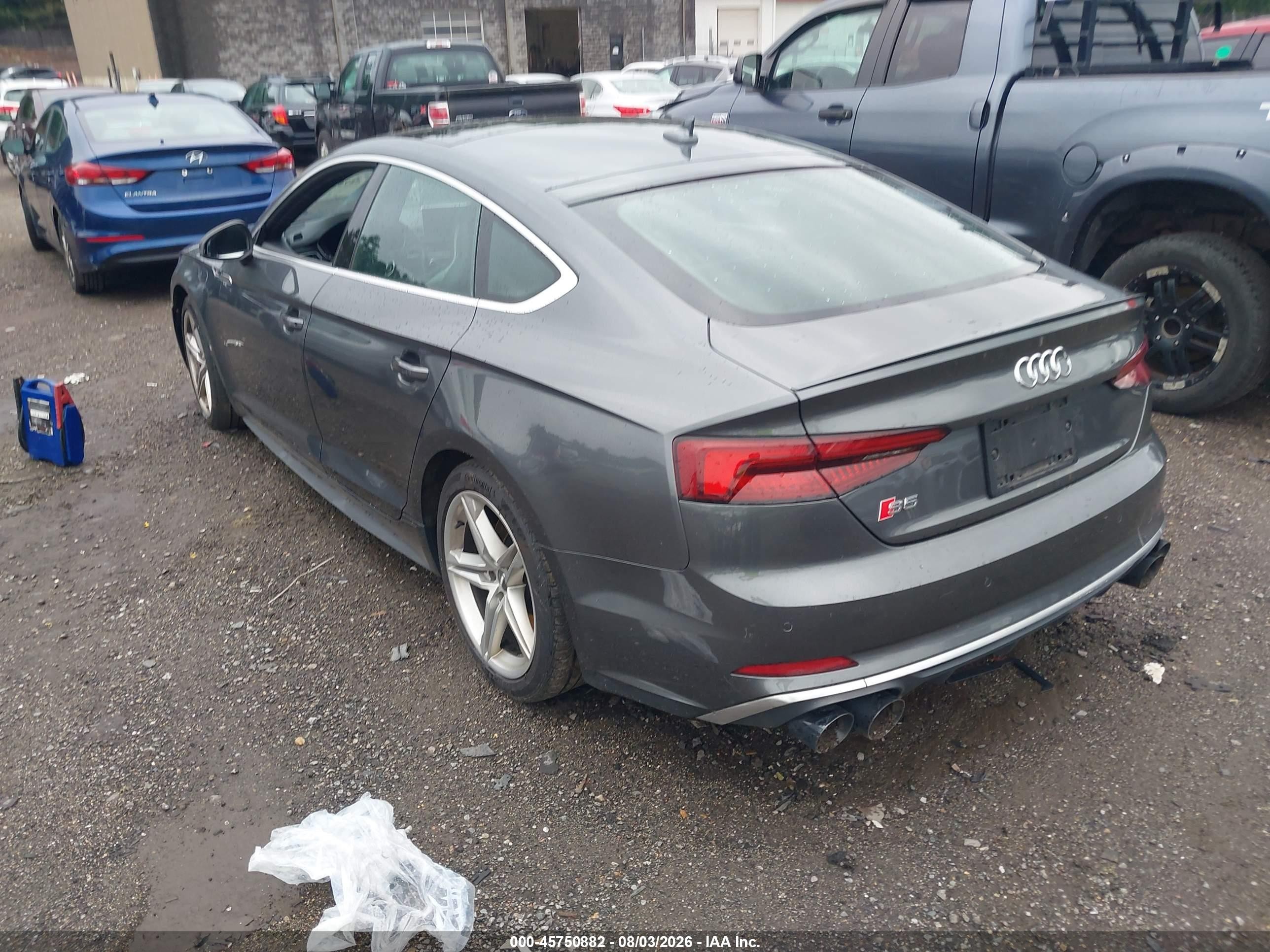 2018 Audi S5 3.0t Premium Plus Gray vin: WAUB4CF56JA088918