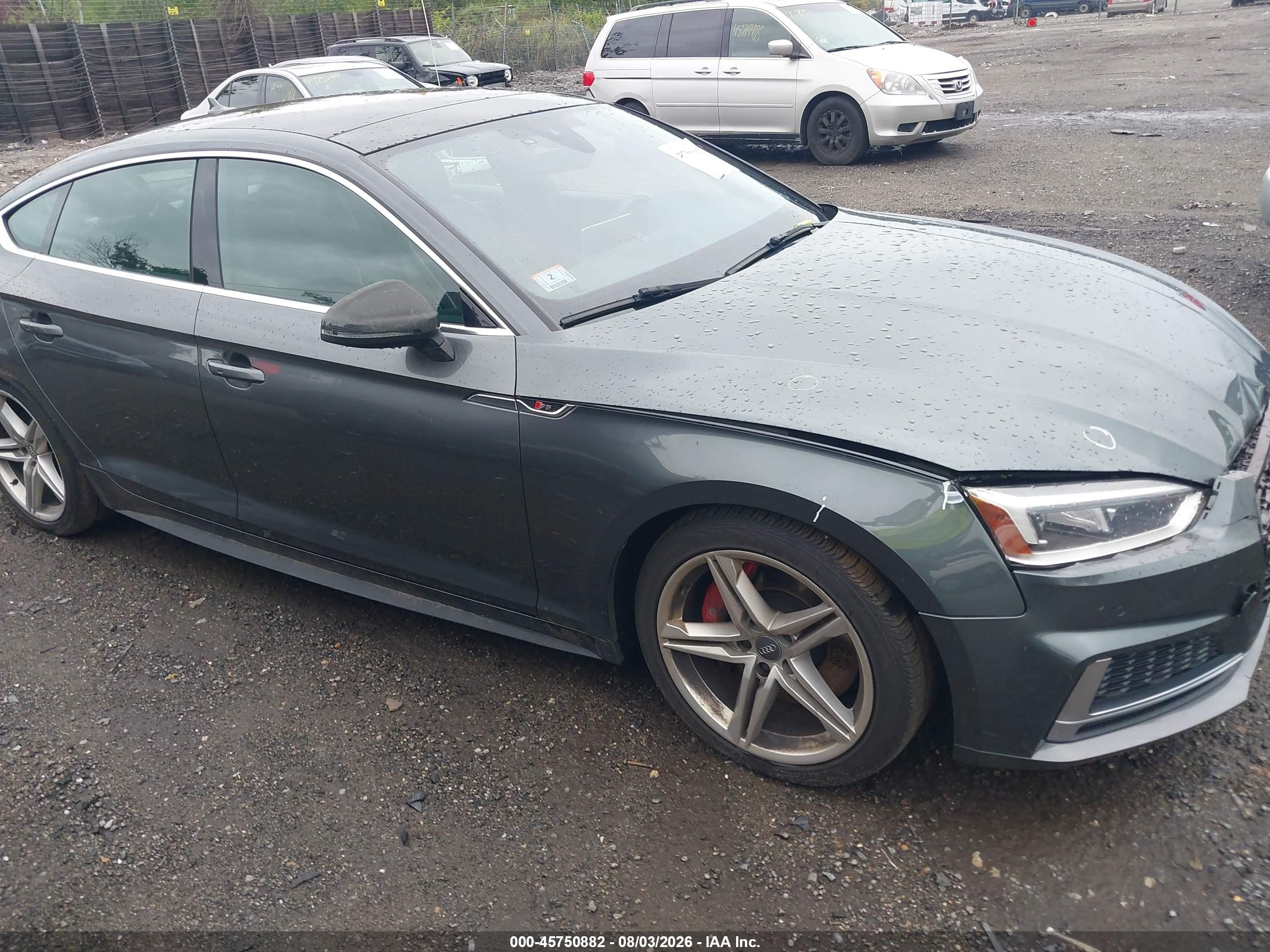 2018 Audi S5 3.0t Premium Plus Gray vin: WAUB4CF56JA088918