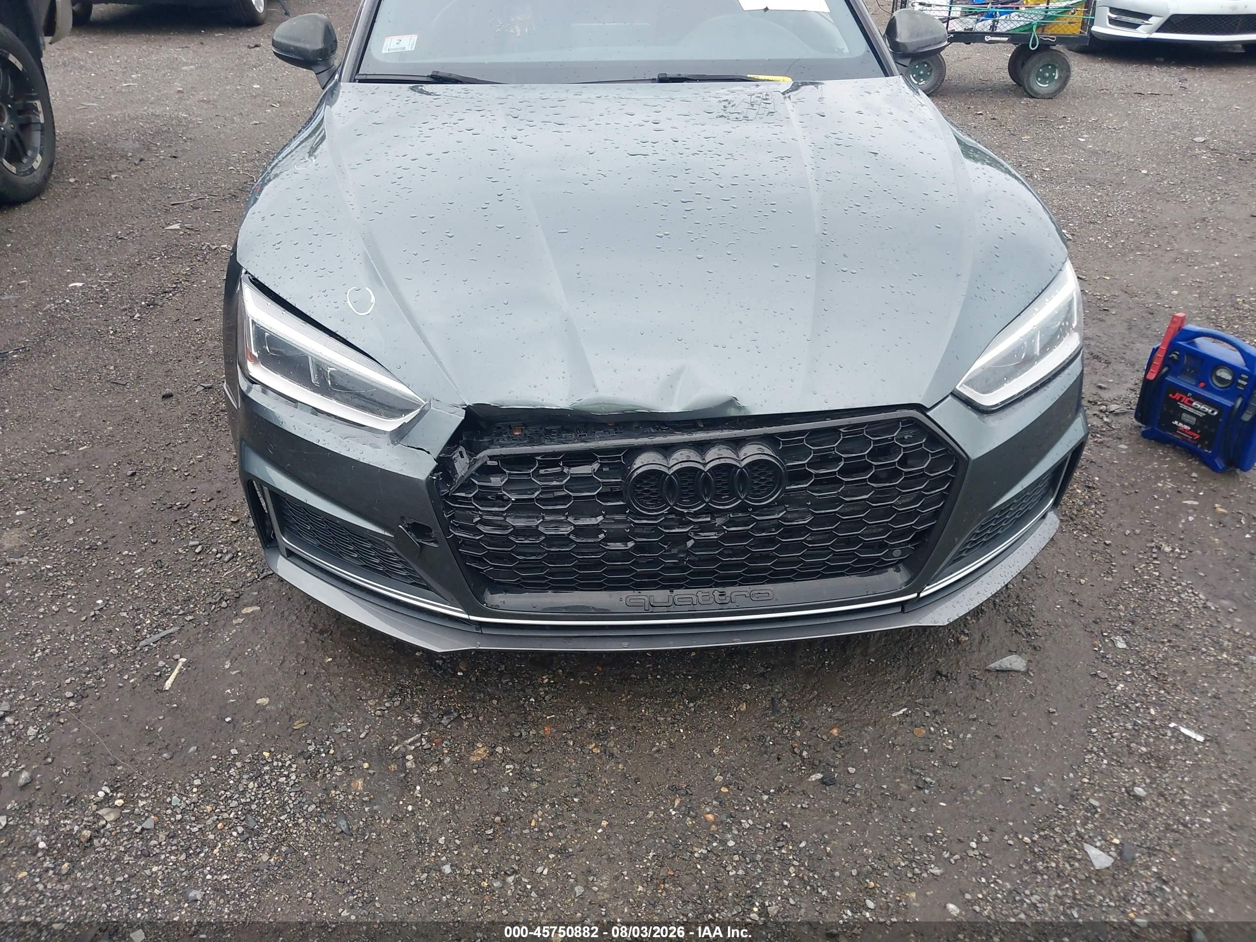 2018 Audi S5 3.0t Premium Plus Gray vin: WAUB4CF56JA088918
