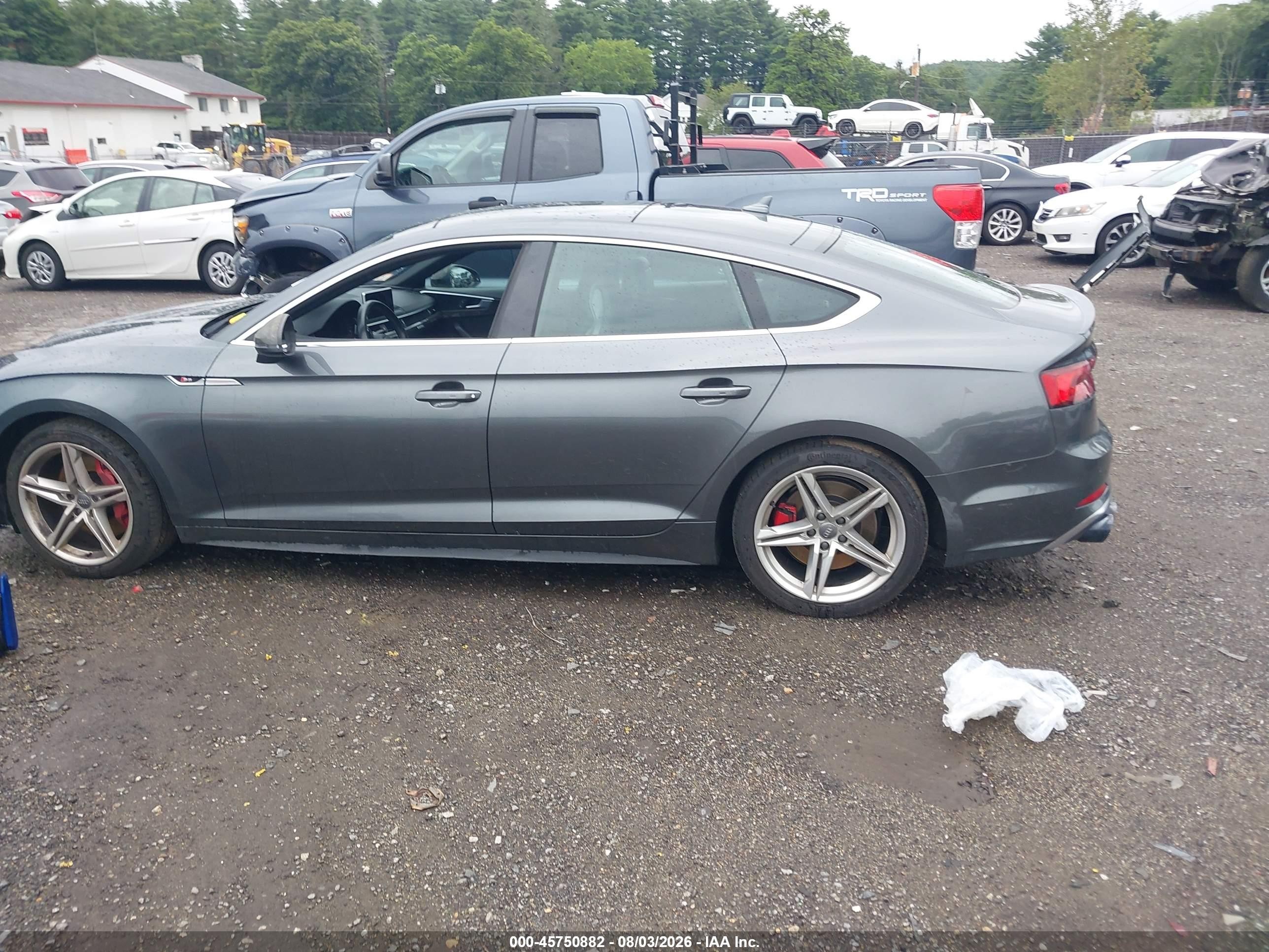 2018 Audi S5 3.0t Premium Plus Gray vin: WAUB4CF56JA088918