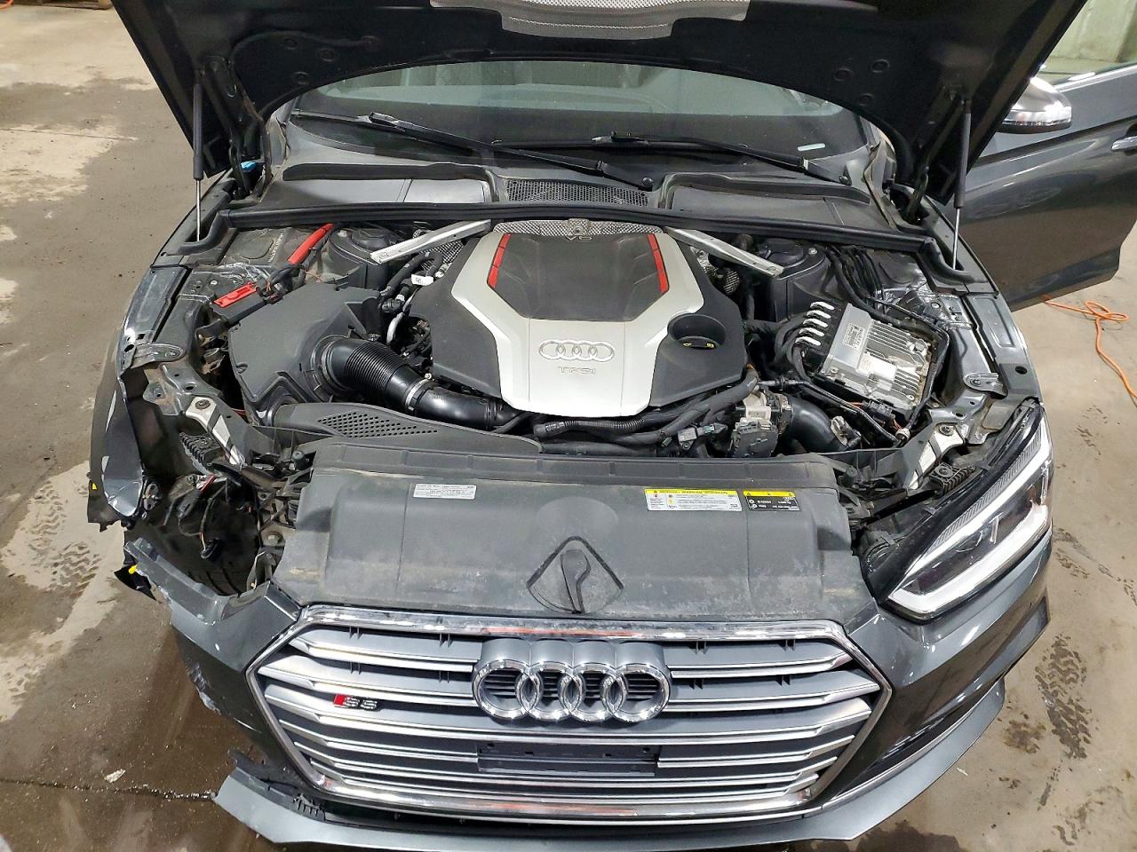 2019 Audi S5 Premium Plus Gray vin: WAUB4CF5XKA075719