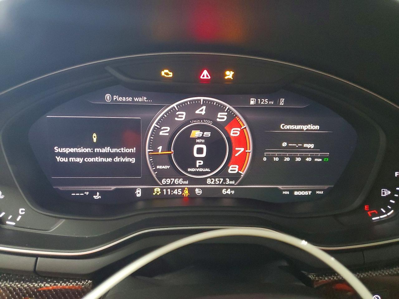 2019 Audi S5 Premium Plus Gray vin: WAUB4CF5XKA075719