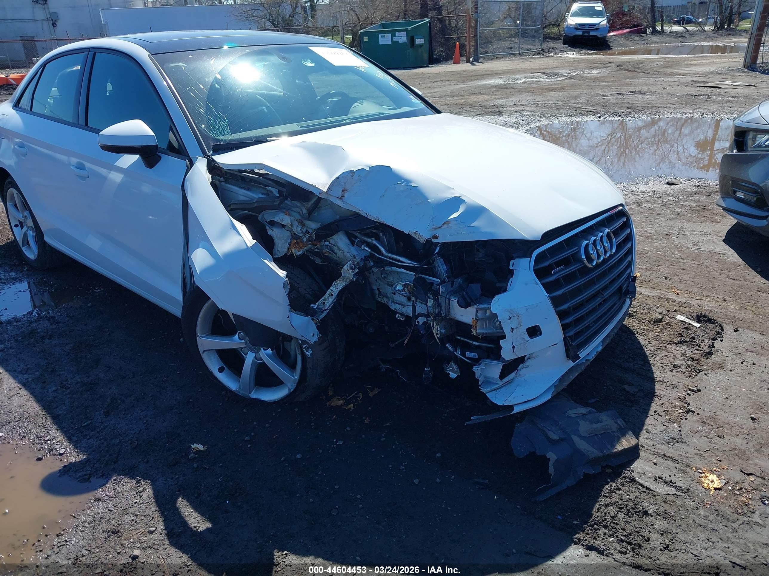 2016 Audi A3 2.0t Premium White vin: WAUB8GFF0G1030364