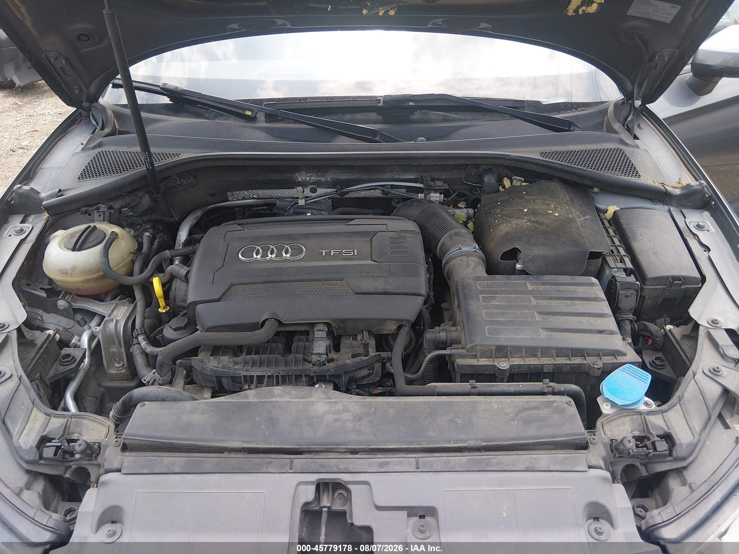 2016 Audi A3 2.0t Premium Серый vin: WAUB8GFF4G1025295