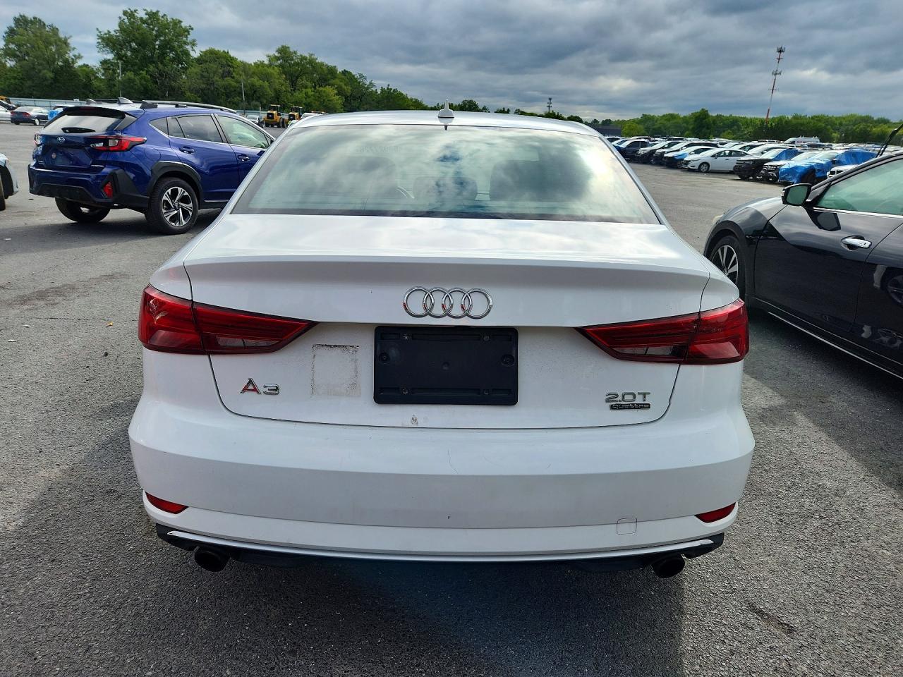 2017 Audi A3 Premium White vin: WAUB8GFF6H1033206