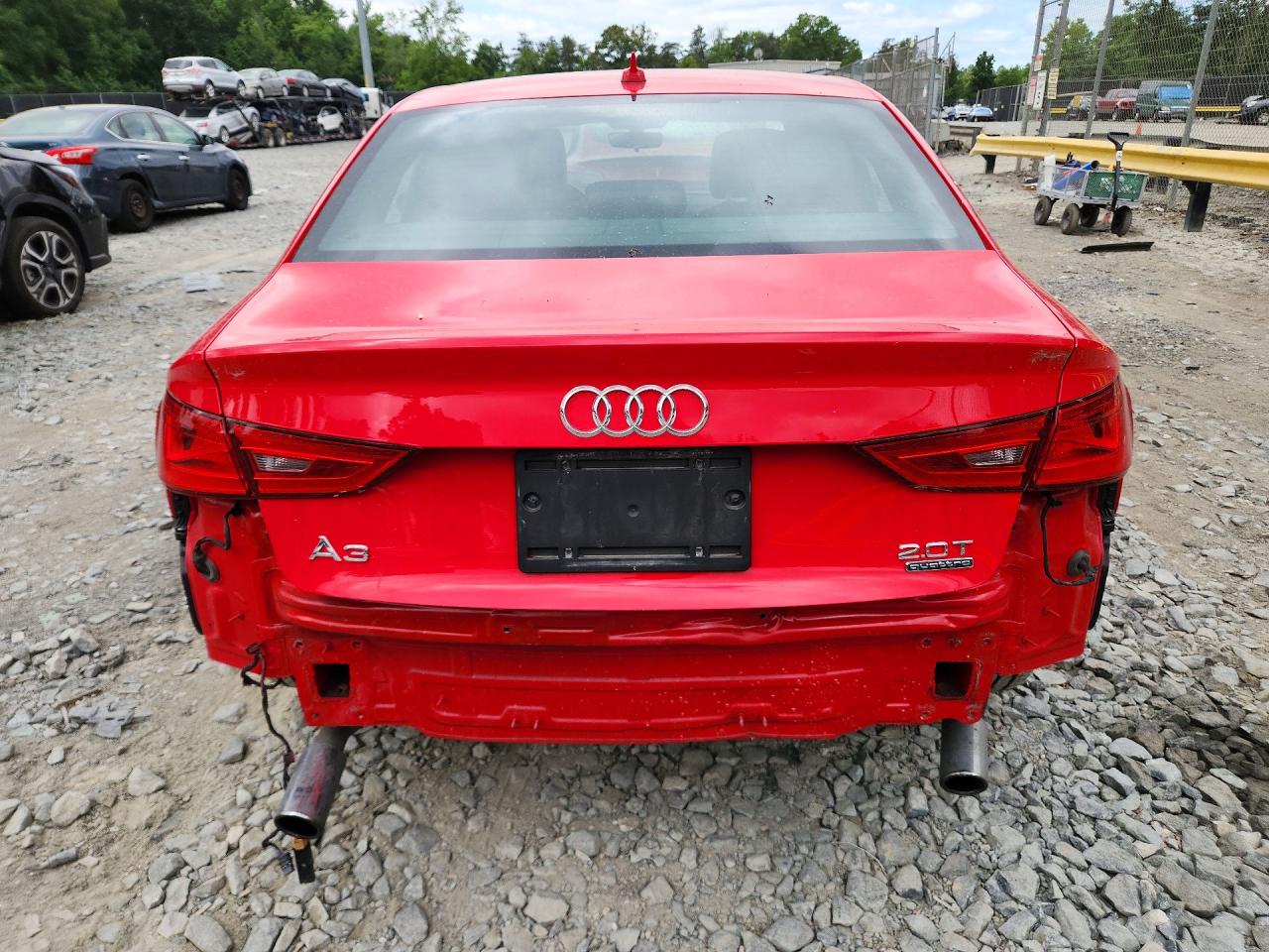 2016 Audi A3 Premium Красный vin: WAUB8GFF7G1010290