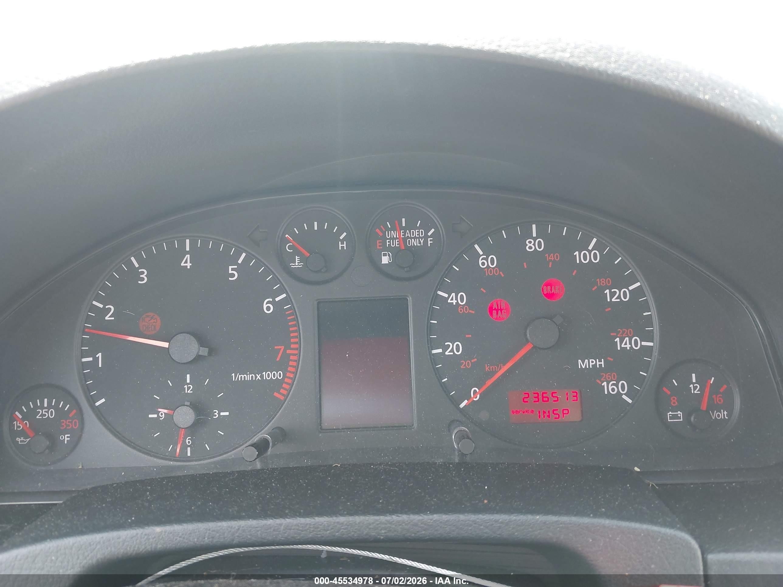 1998 Audi A6   Gray vin: WAUBA24B4WN103363