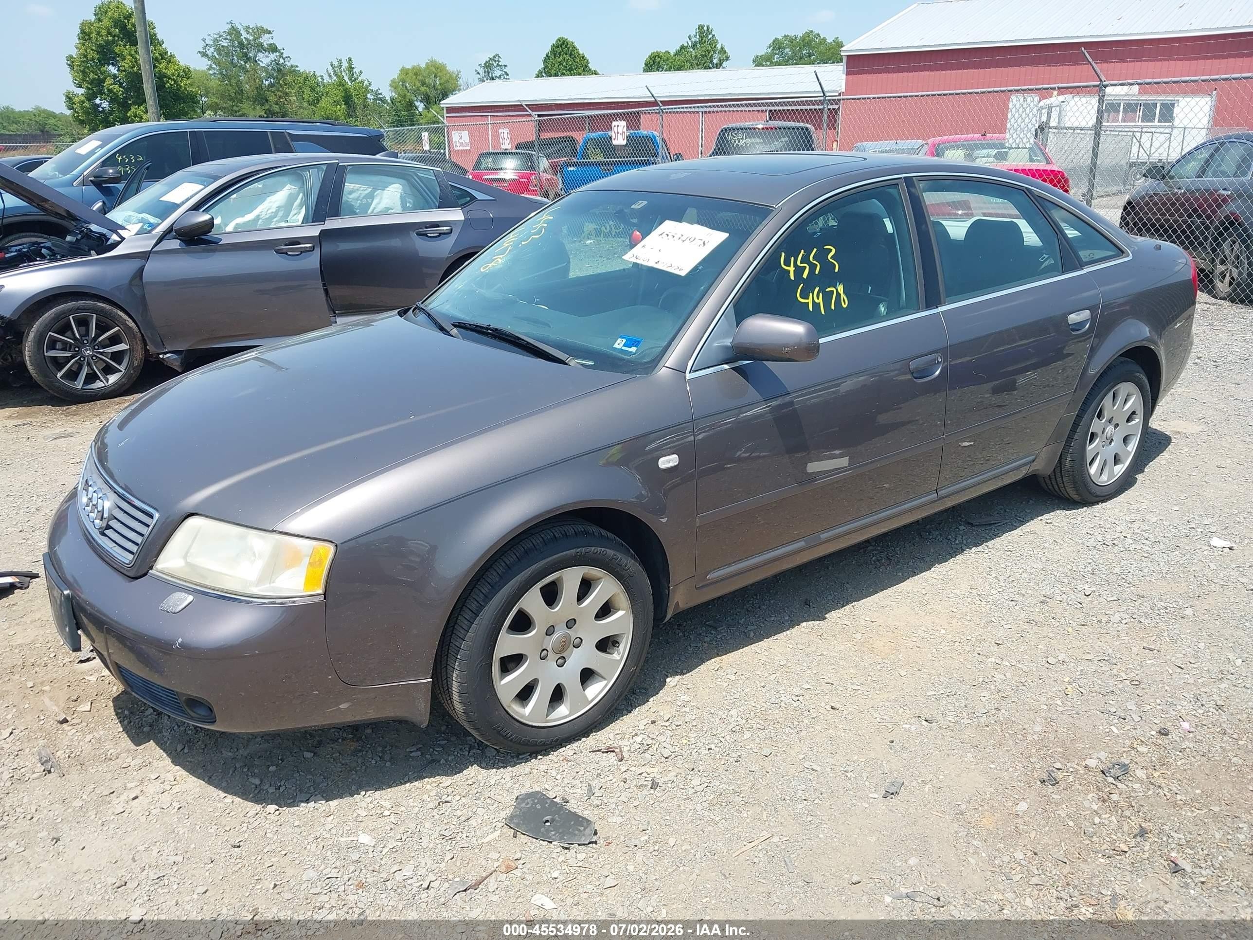 1998 Audi A6   Gray vin: WAUBA24B4WN103363