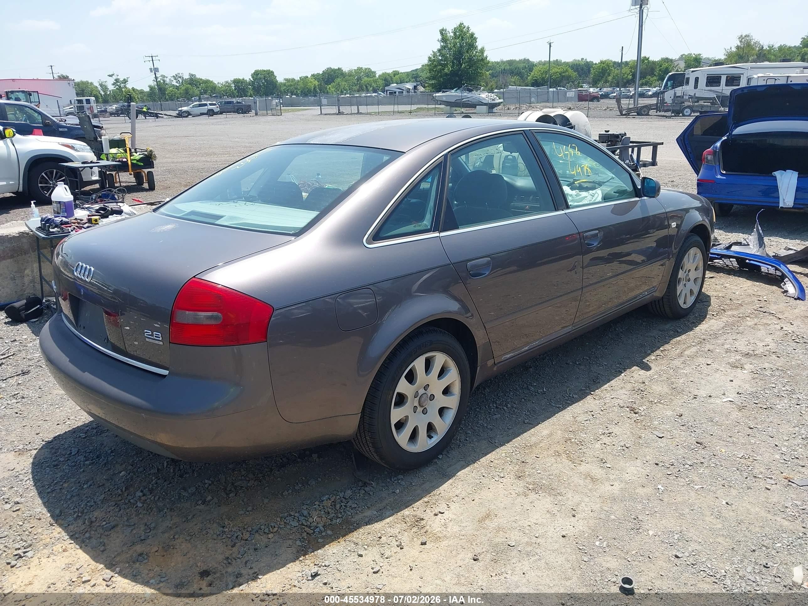 1998 Audi A6   Gray vin: WAUBA24B4WN103363