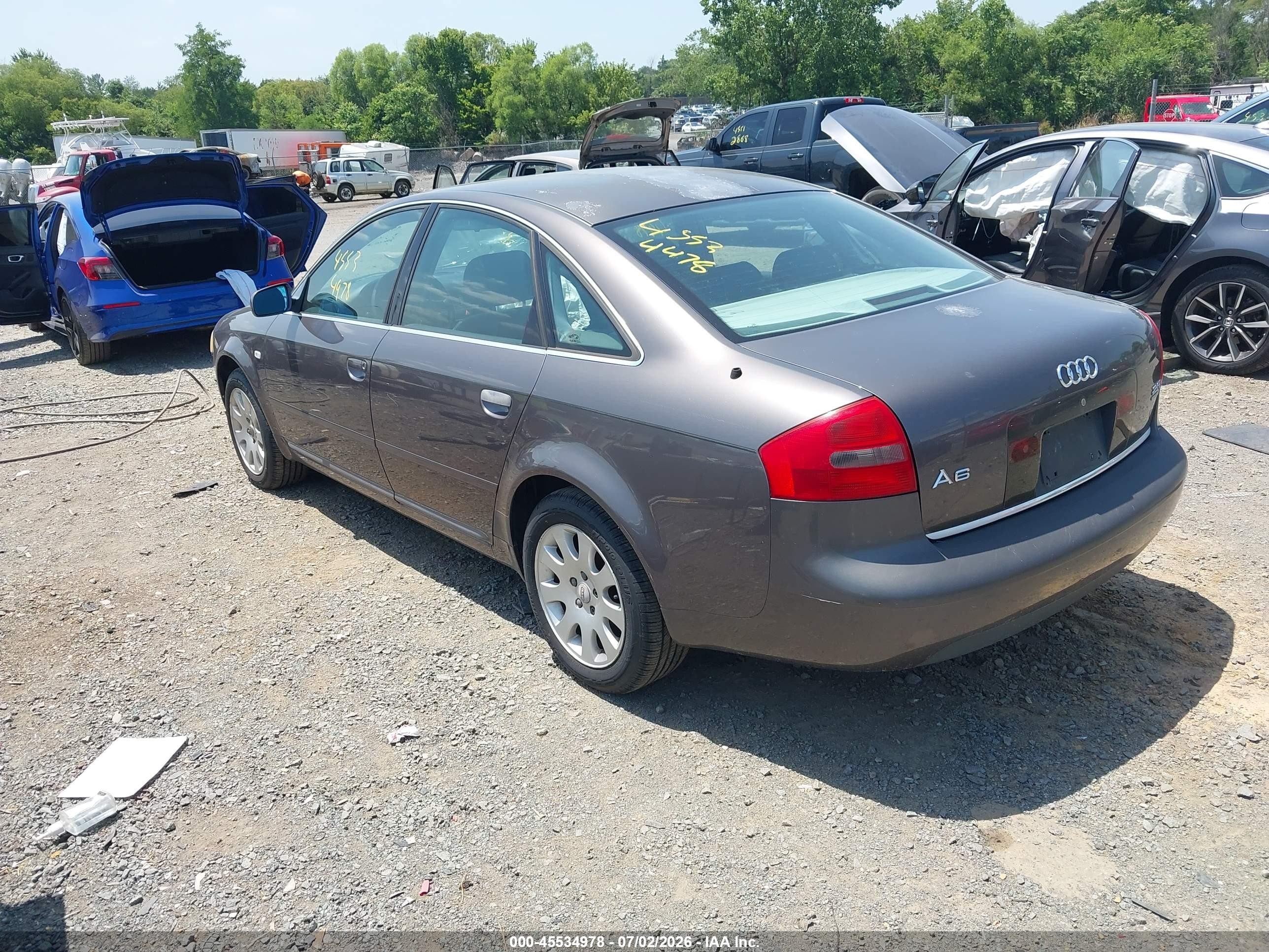 1998 Audi A6   Gray vin: WAUBA24B4WN103363