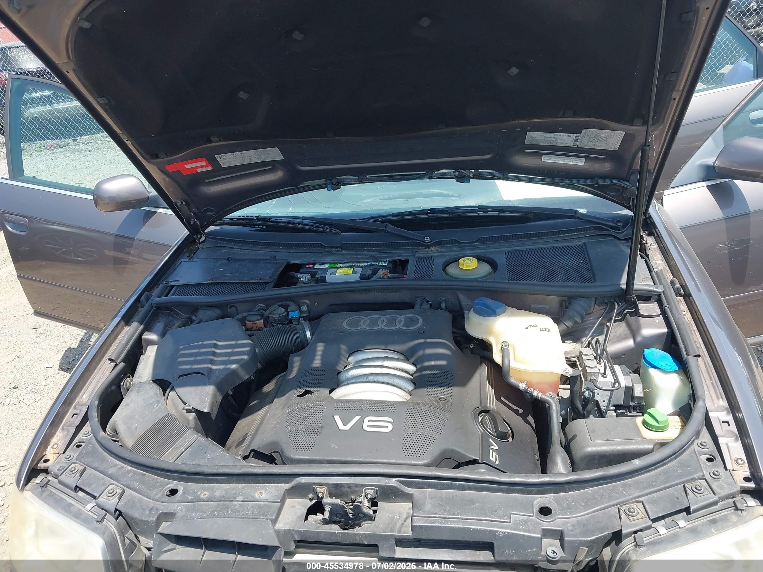 1998 Audi A6   Gray vin: WAUBA24B4WN103363