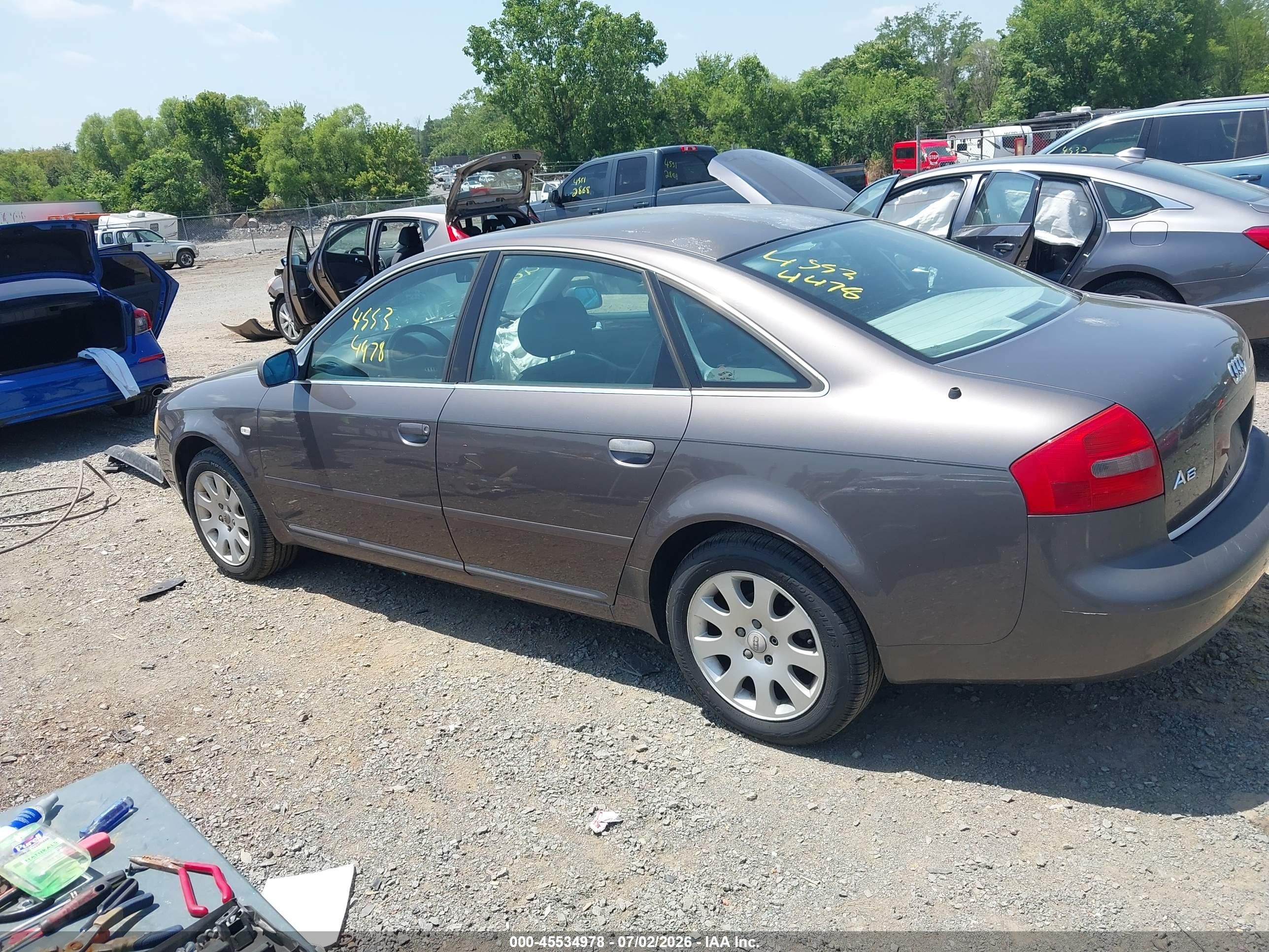 1998 Audi A6   Gray vin: WAUBA24B4WN103363
