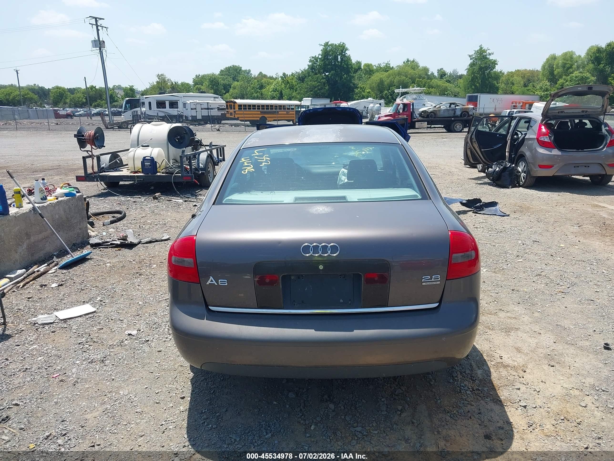 1998 Audi A6   Gray vin: WAUBA24B4WN103363