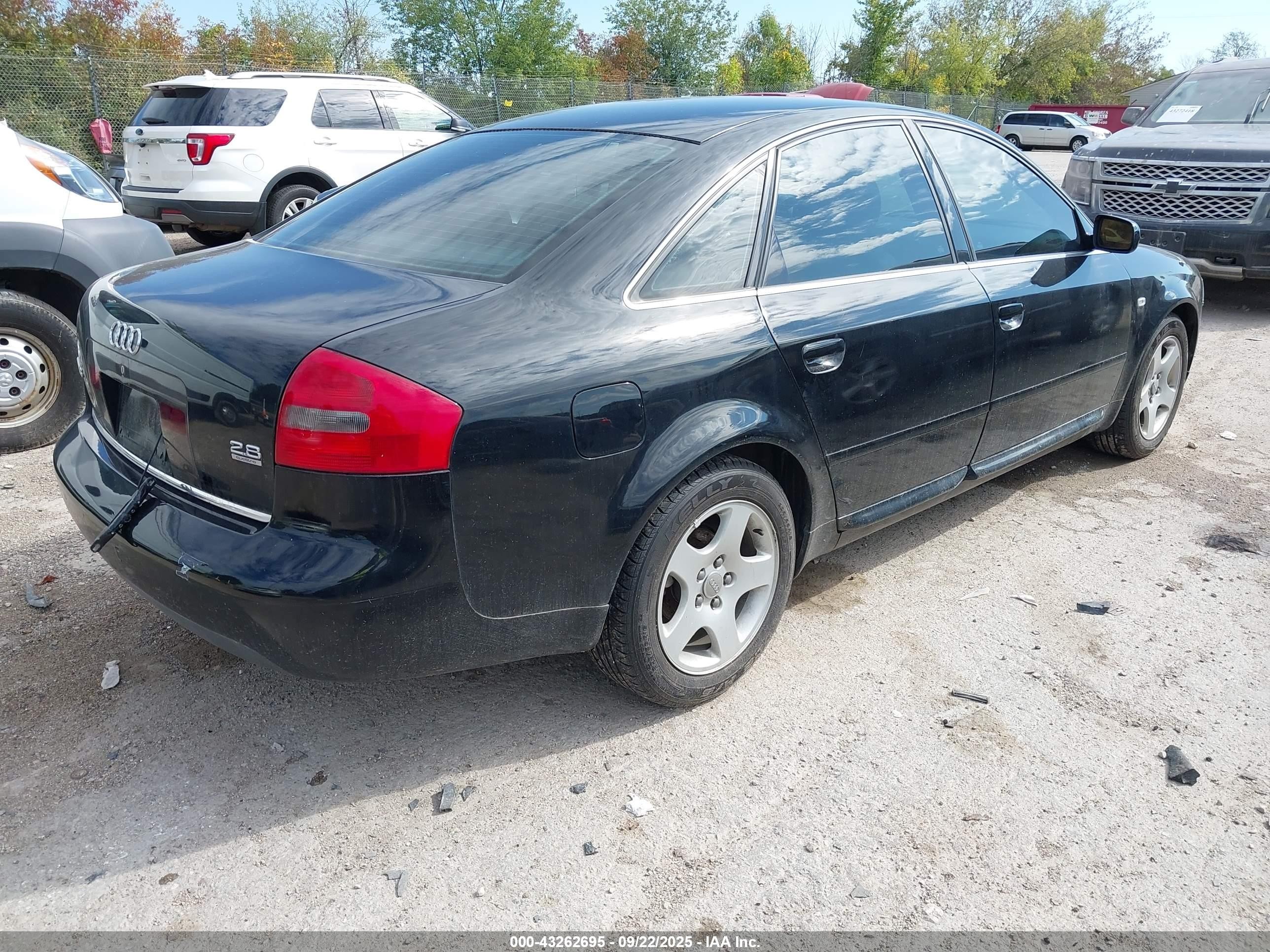 1999 Audi A6   Black vin: WAUBA24B4XN057857