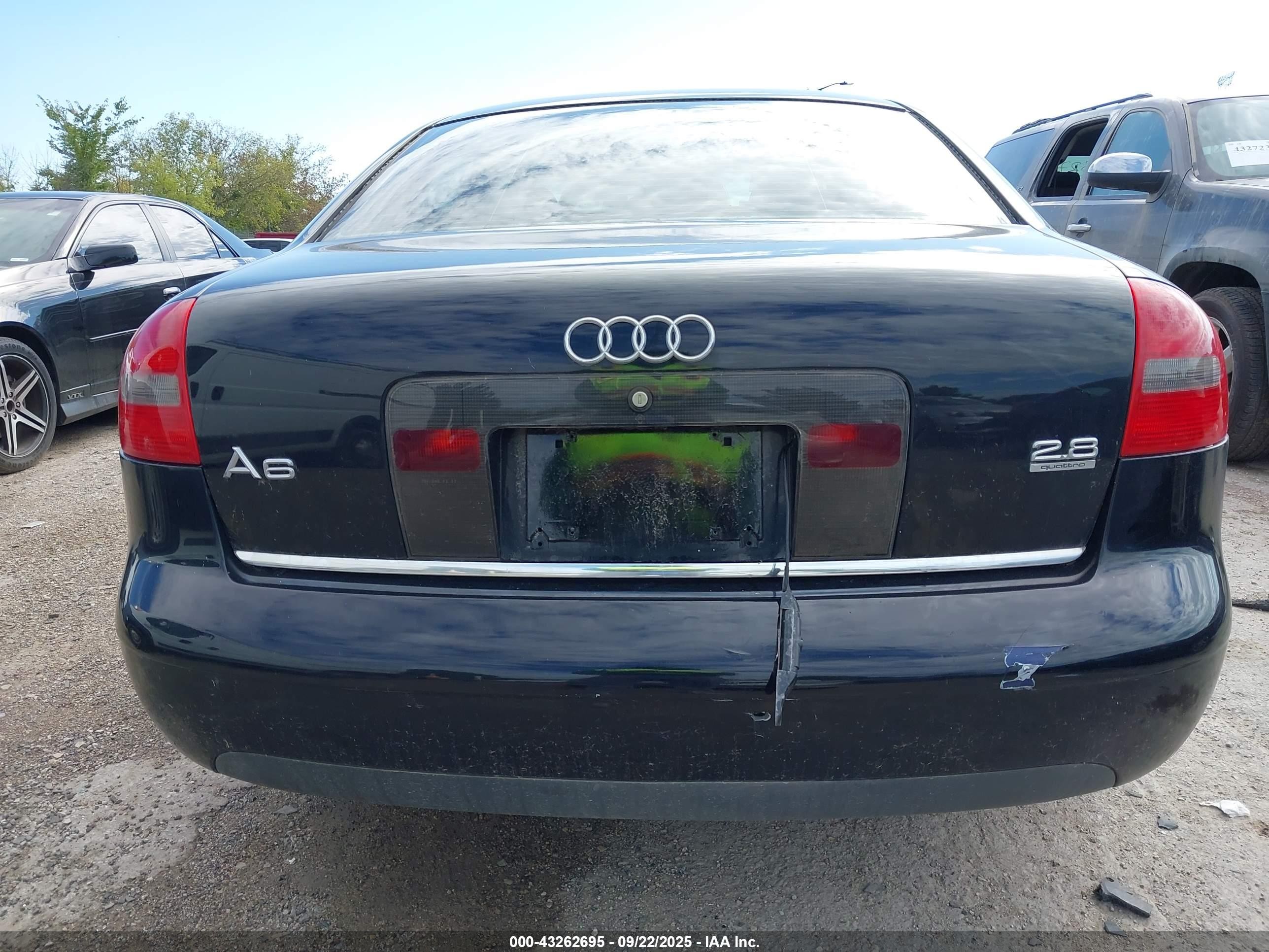 1999 Audi A6   Black vin: WAUBA24B4XN057857
