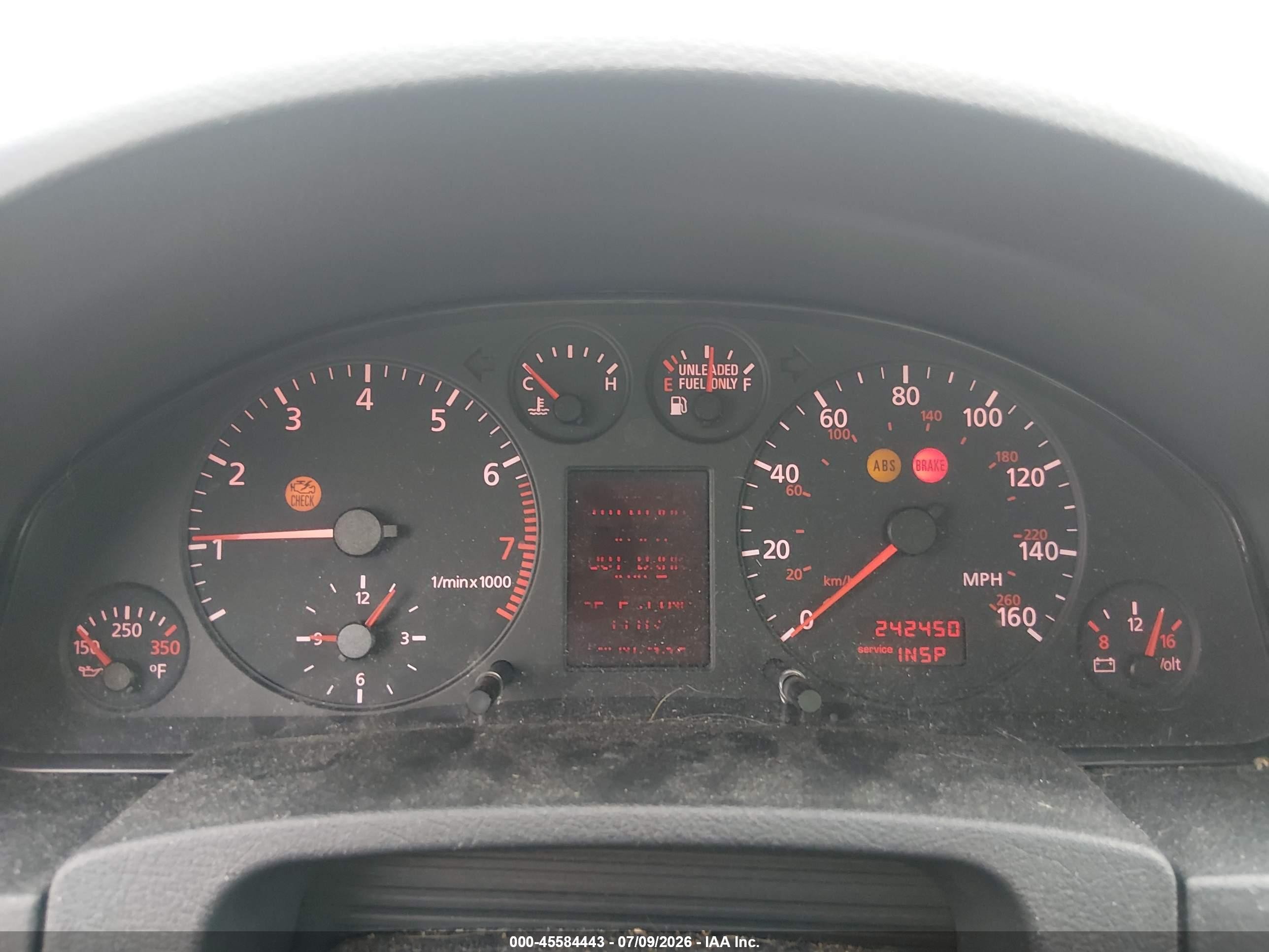 1998 Audi A6   Silver vin: WAUBA24B5WN045361