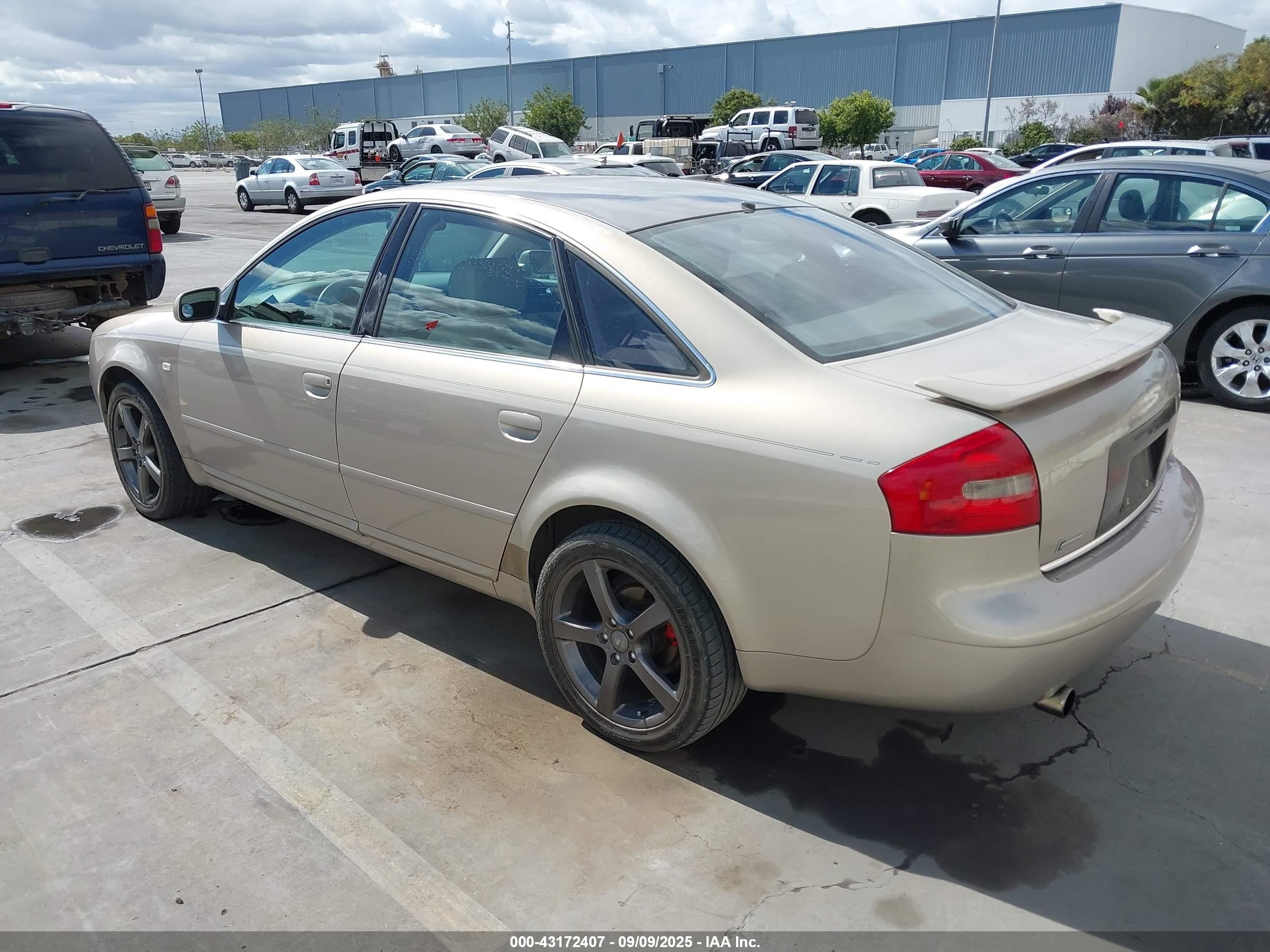 1999 Audi A6   Золотой vin: WAUBA34B4XN068797