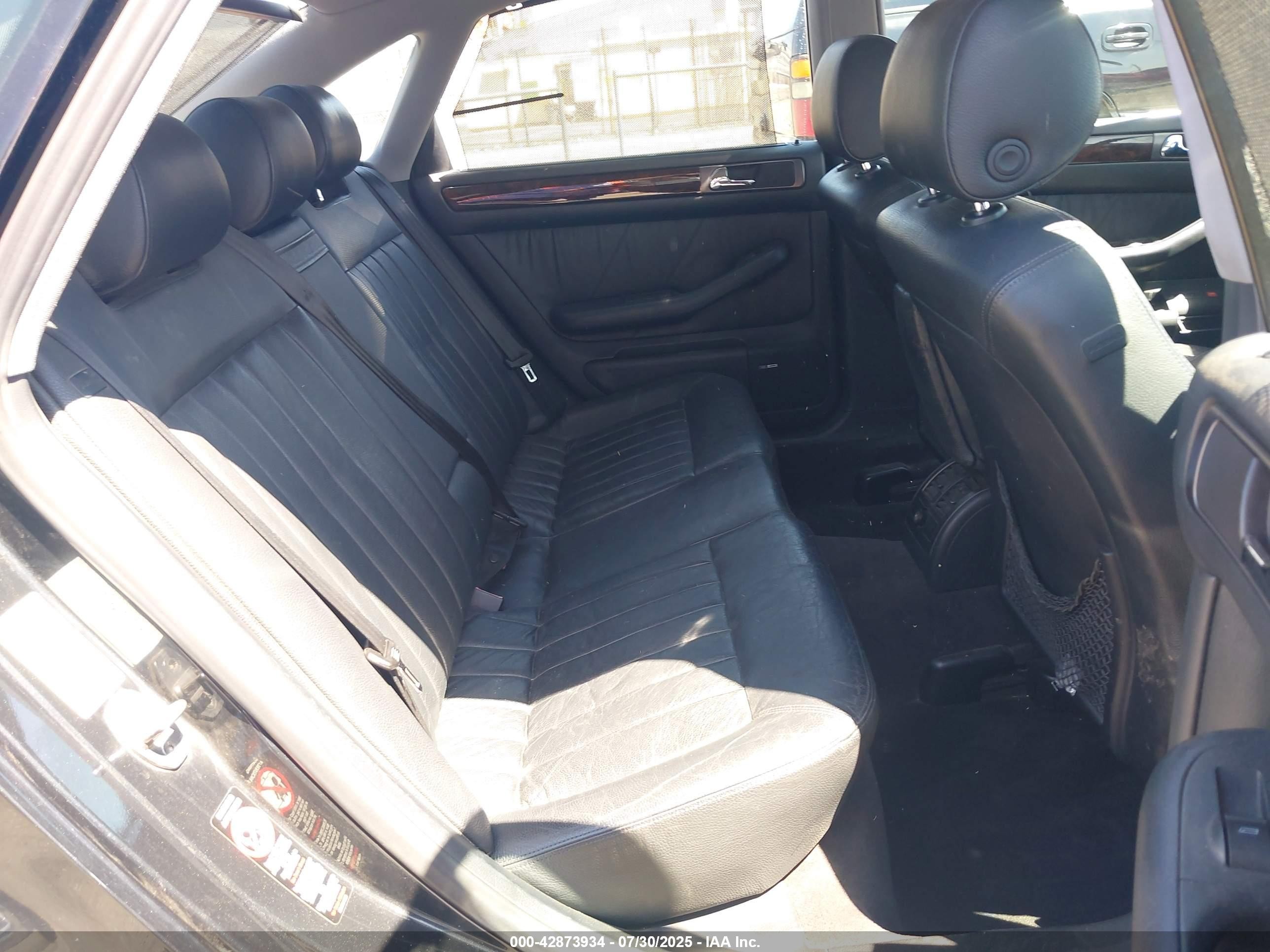 1999 Audi A6   Black vin: WAUBA34B4XN081095