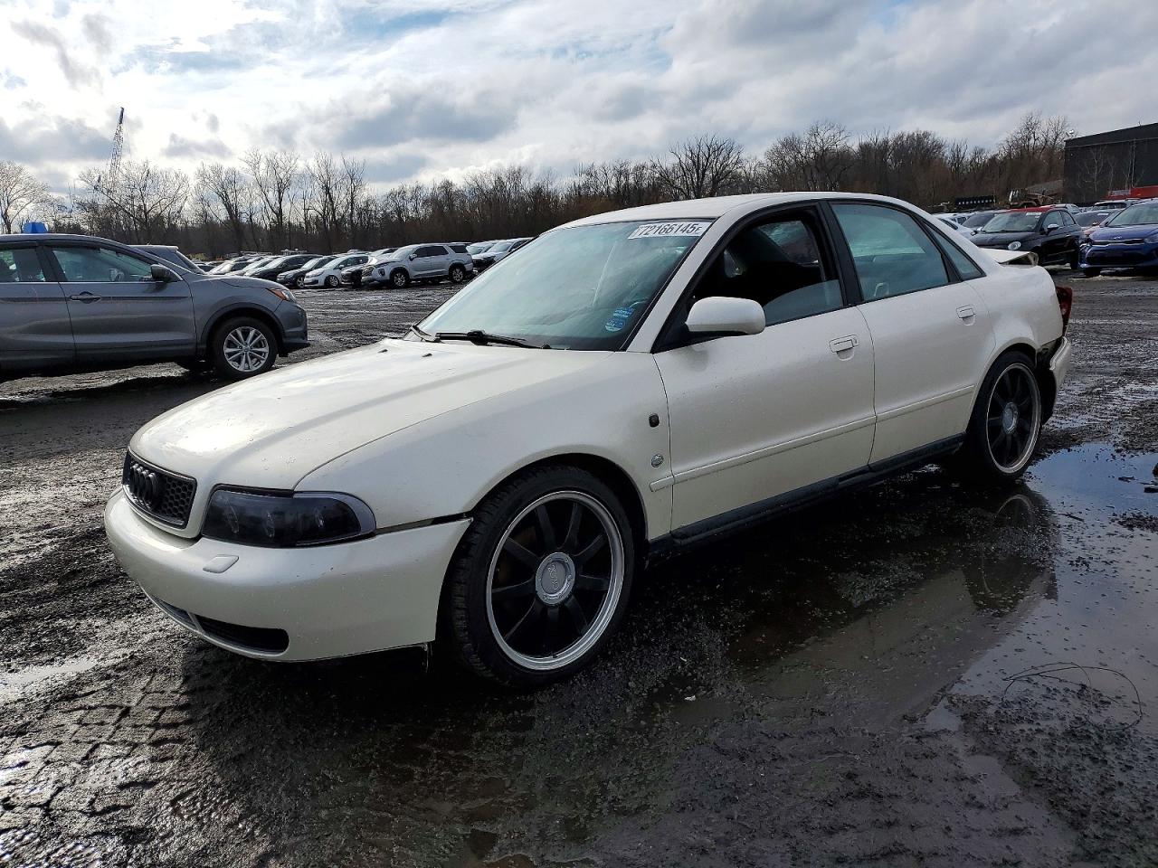 1997 Audi A4 1.8t White vin: WAUBB88D6VA175134