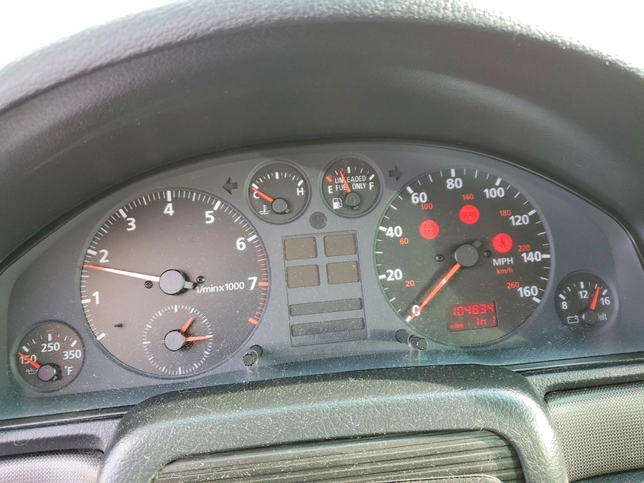 1997 Audi A4 1.8t White vin: WAUBB88D6VA175134