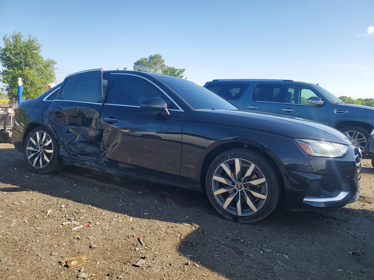 2021 Audi A4 Premium Plus 40 Черный vin: WAUBBAF44MA058712