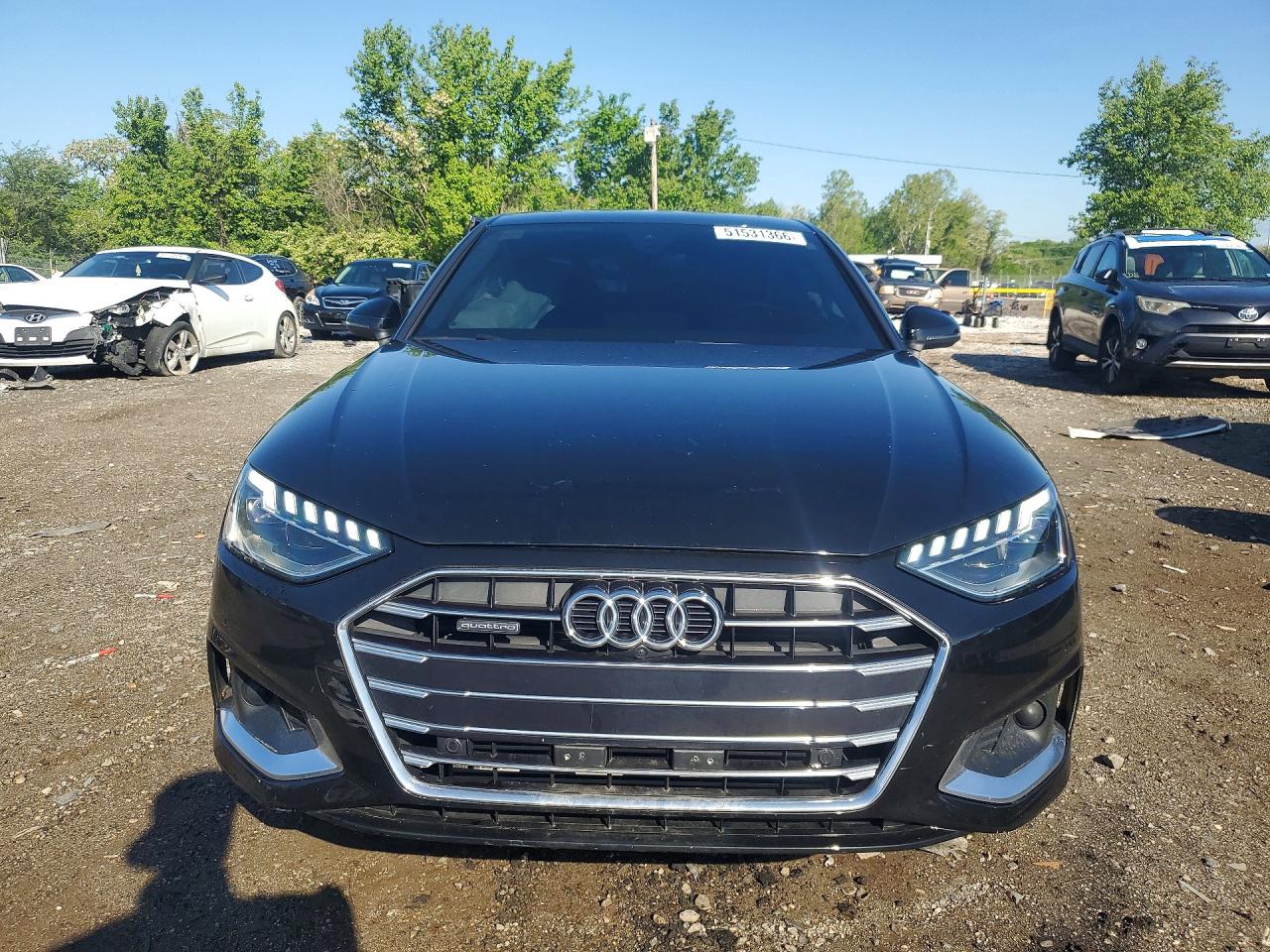 2021 Audi A4 Premium Plus 40 Черный vin: WAUBBAF44MA058712
