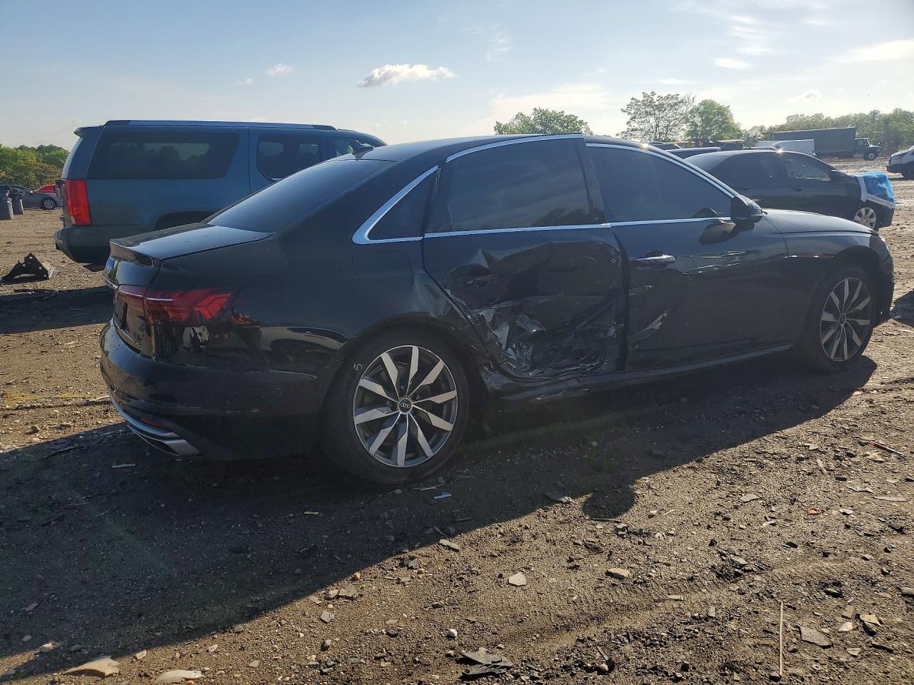 2021 Audi A4 Premium Plus 40 Черный vin: WAUBBAF44MA058712
