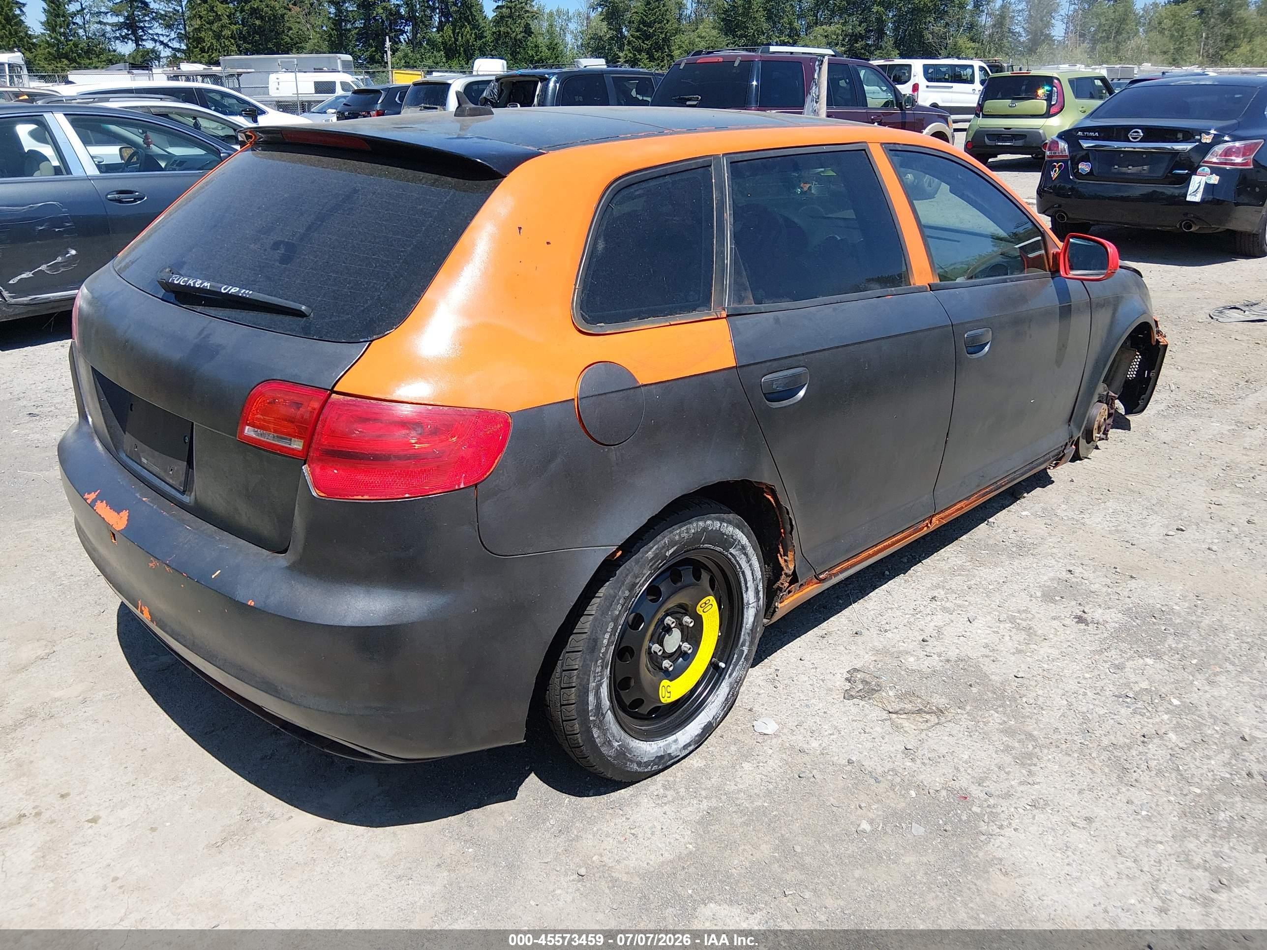 2011 Audi A3 2.0t Premium Orange vin: WAUBEAFM2BA012462
