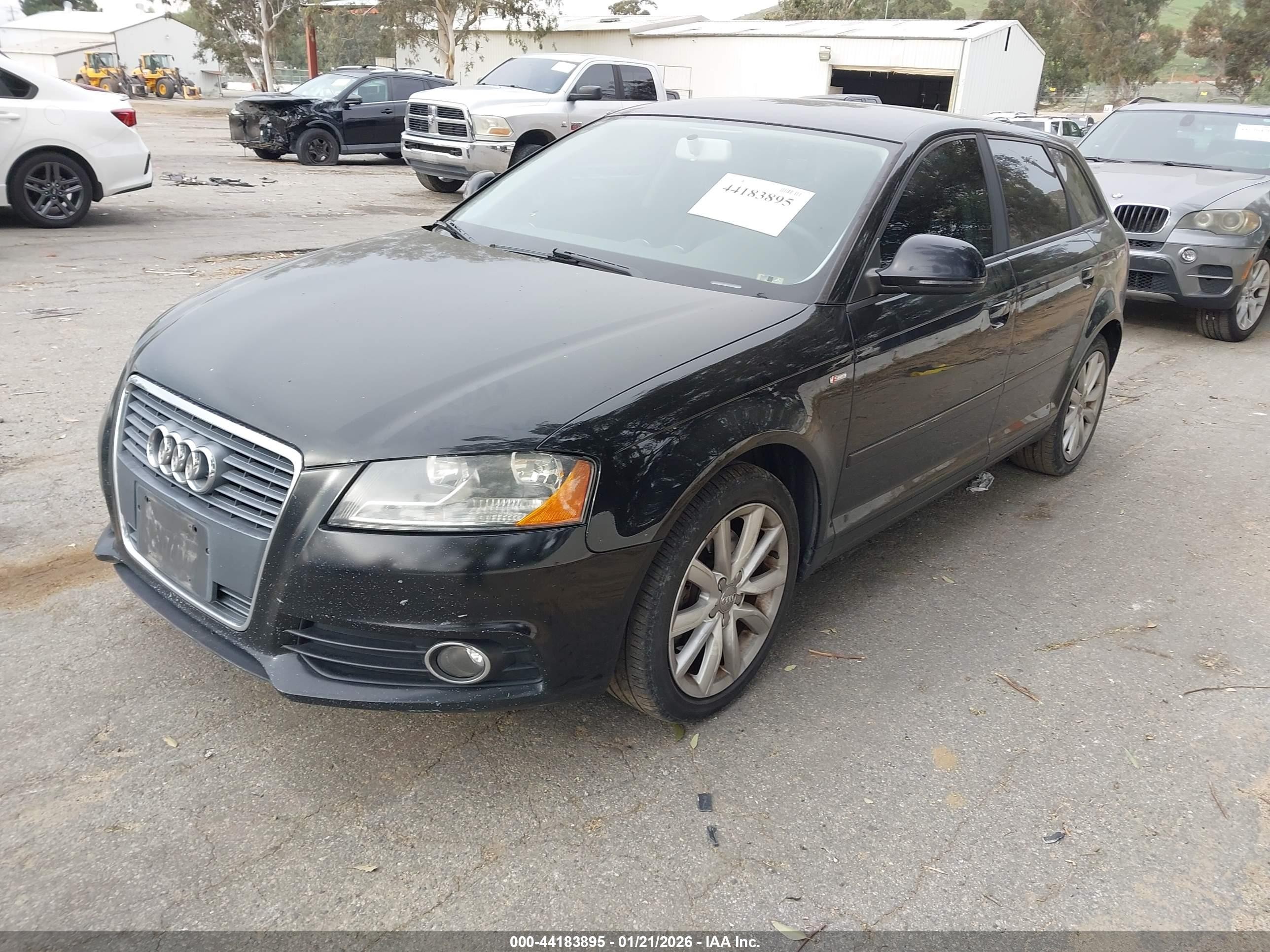 2010 Audi A3 2.0t Premium Black vin: WAUBEAFM8AA131616