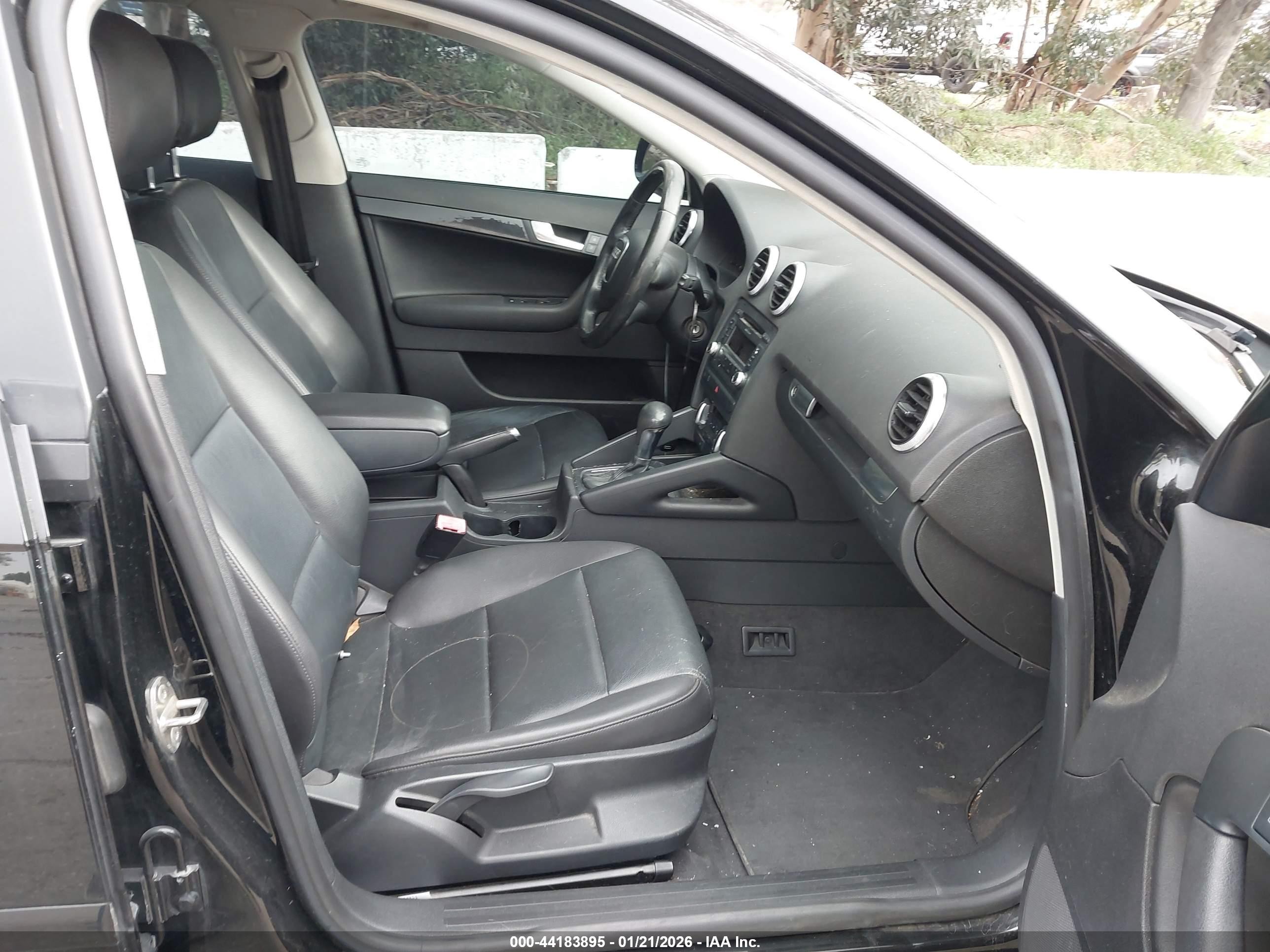 2010 Audi A3 2.0t Premium Black vin: WAUBEAFM8AA131616