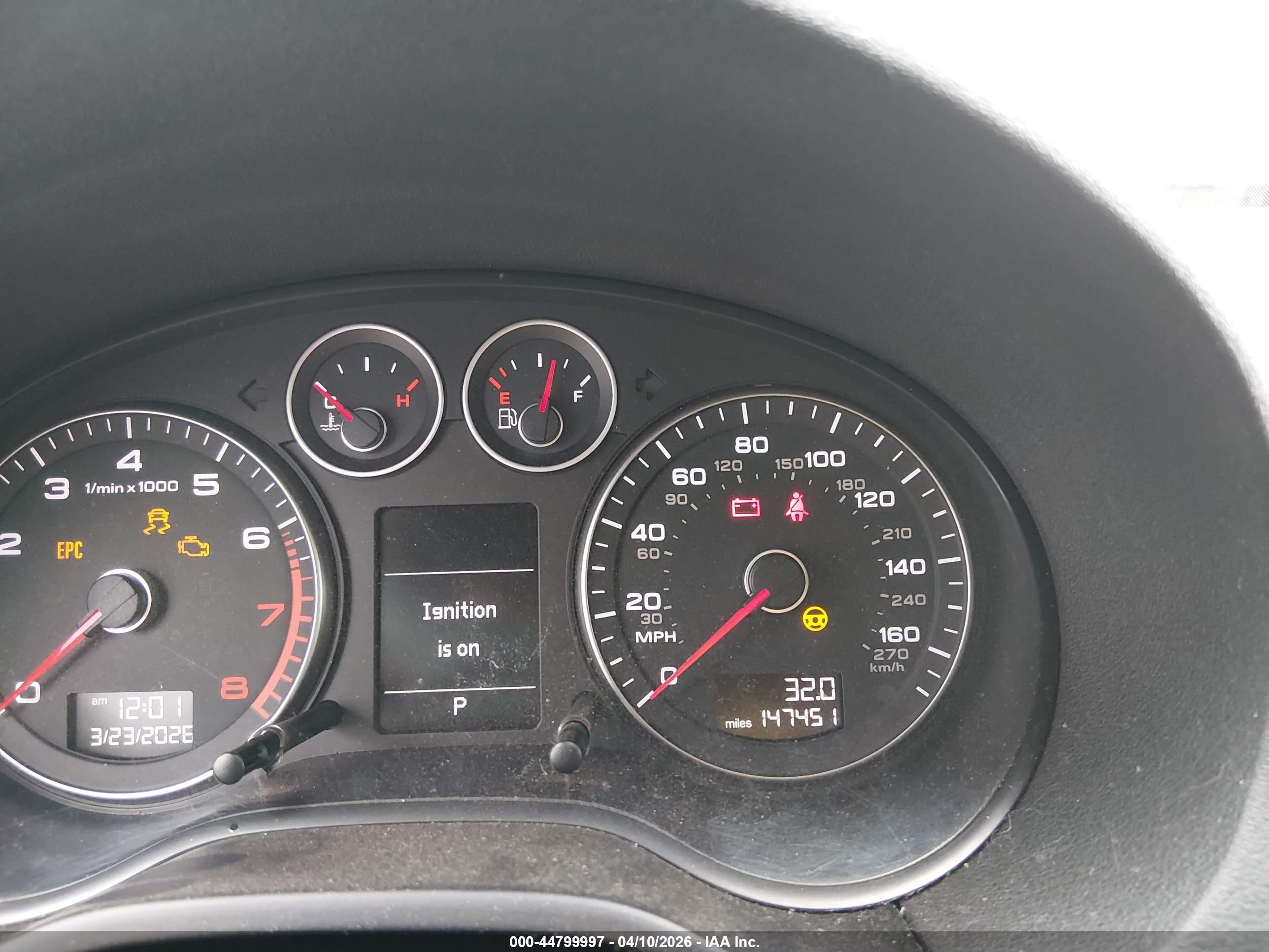 2010 Audi A3 2.0t Premium Blue vin: WAUBEAFMXAA115675