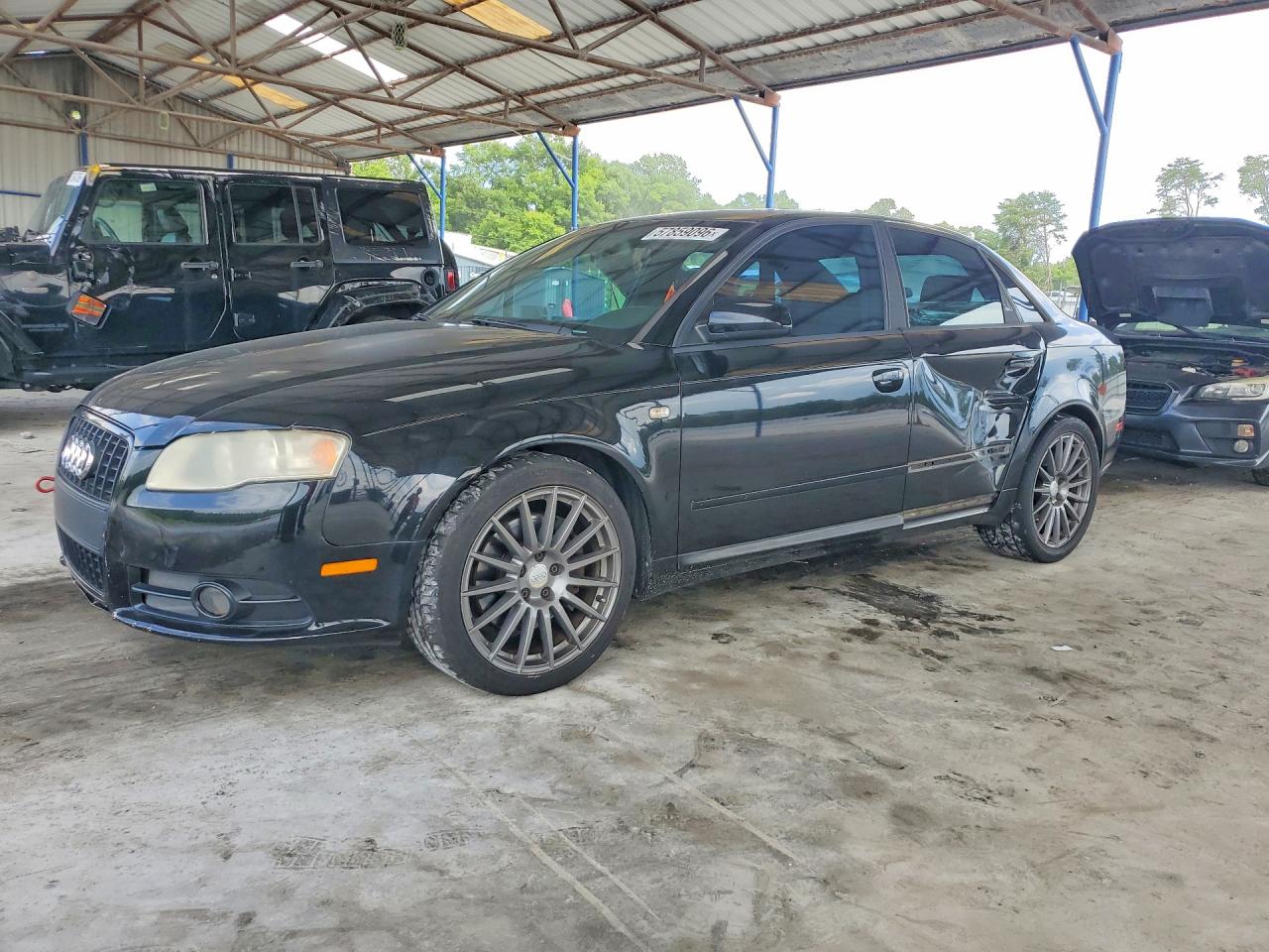 2007 Audi A4 S-line 2.0t Turbo Black vin: WAUBF78E17A017343