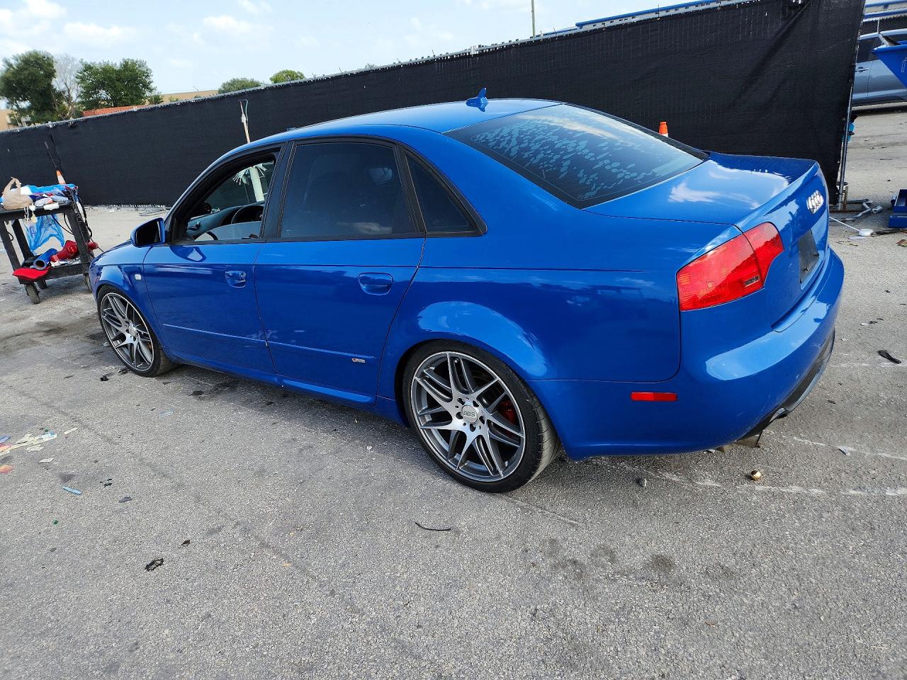 2008 Audi A4 S-line 2.0t Turbo Blue vin: WAUBF78E88A160761