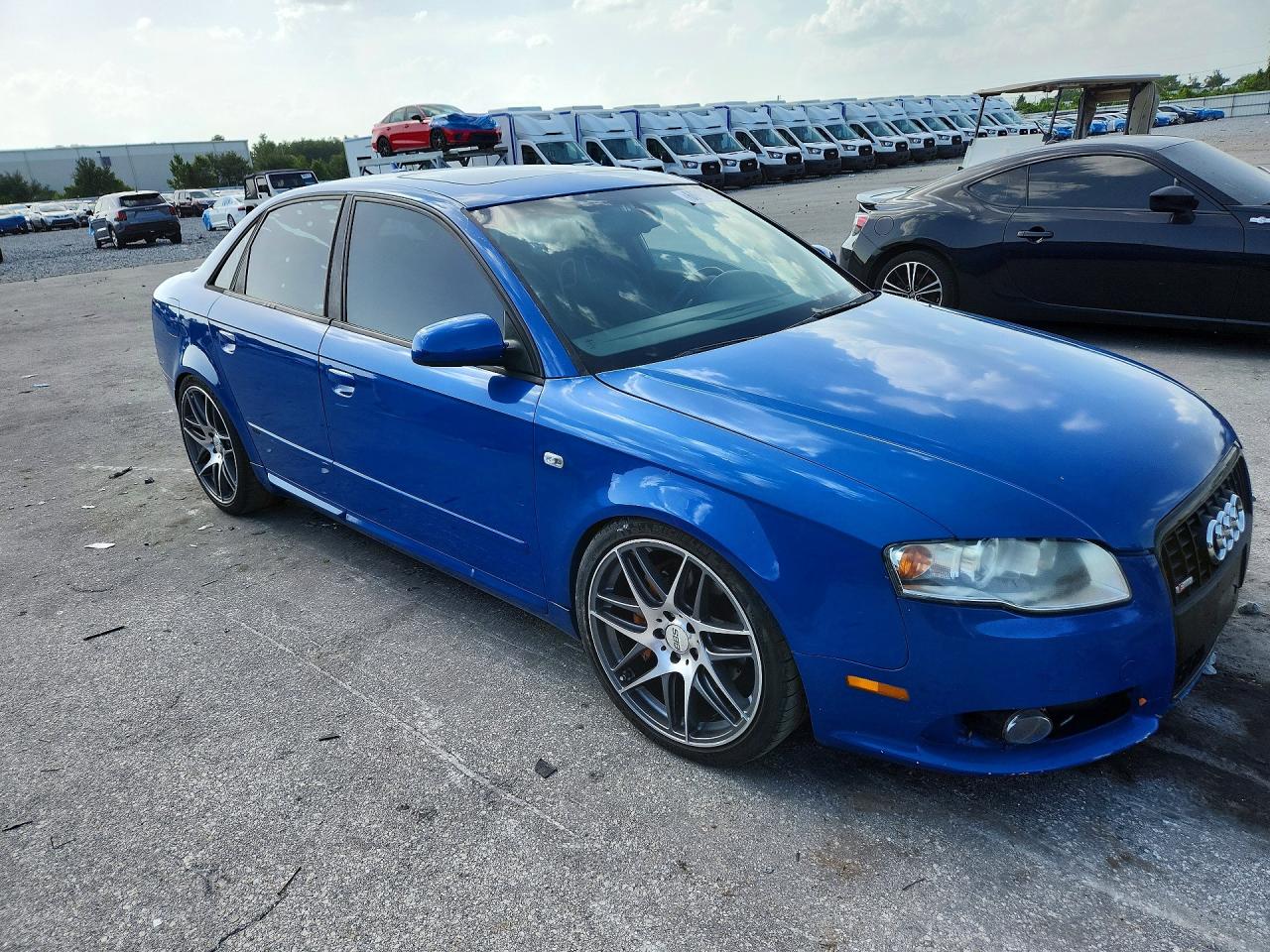 2008 Audi A4 S-line 2.0t Turbo Blue vin: WAUBF78E88A160761