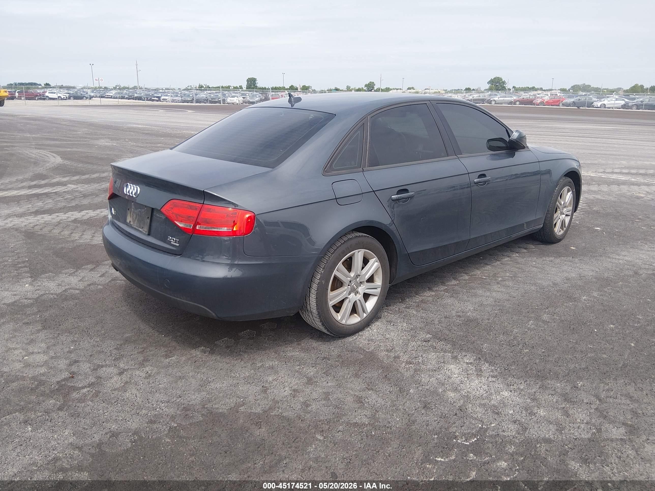 2010 Audi A4 2.0t Premium Gray vin: WAUBFAFL0AN030695